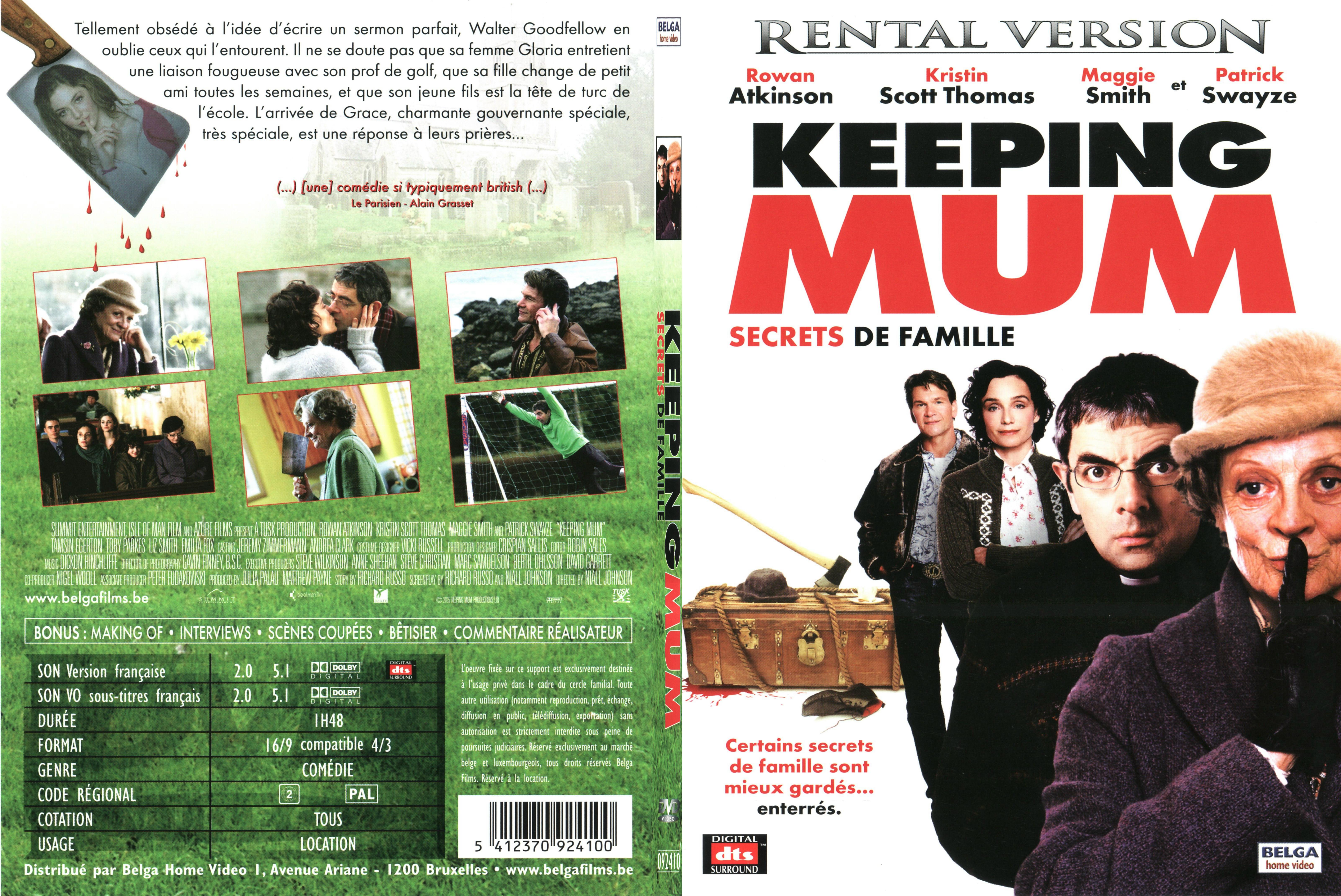 Jaquette DVD Keeping mum - SLIM