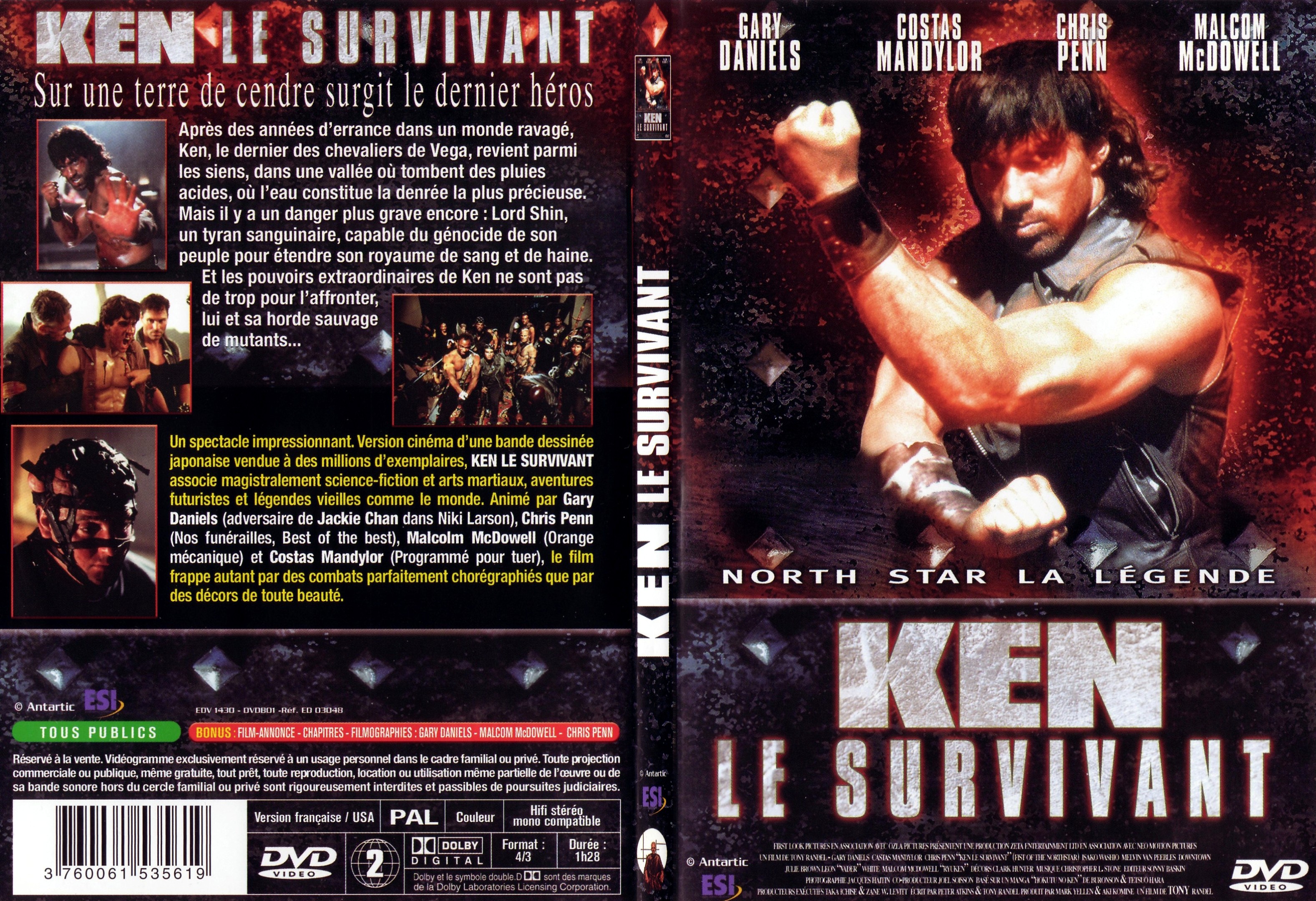 Jaquette DVD Ken le survivant le film - SLIM v2