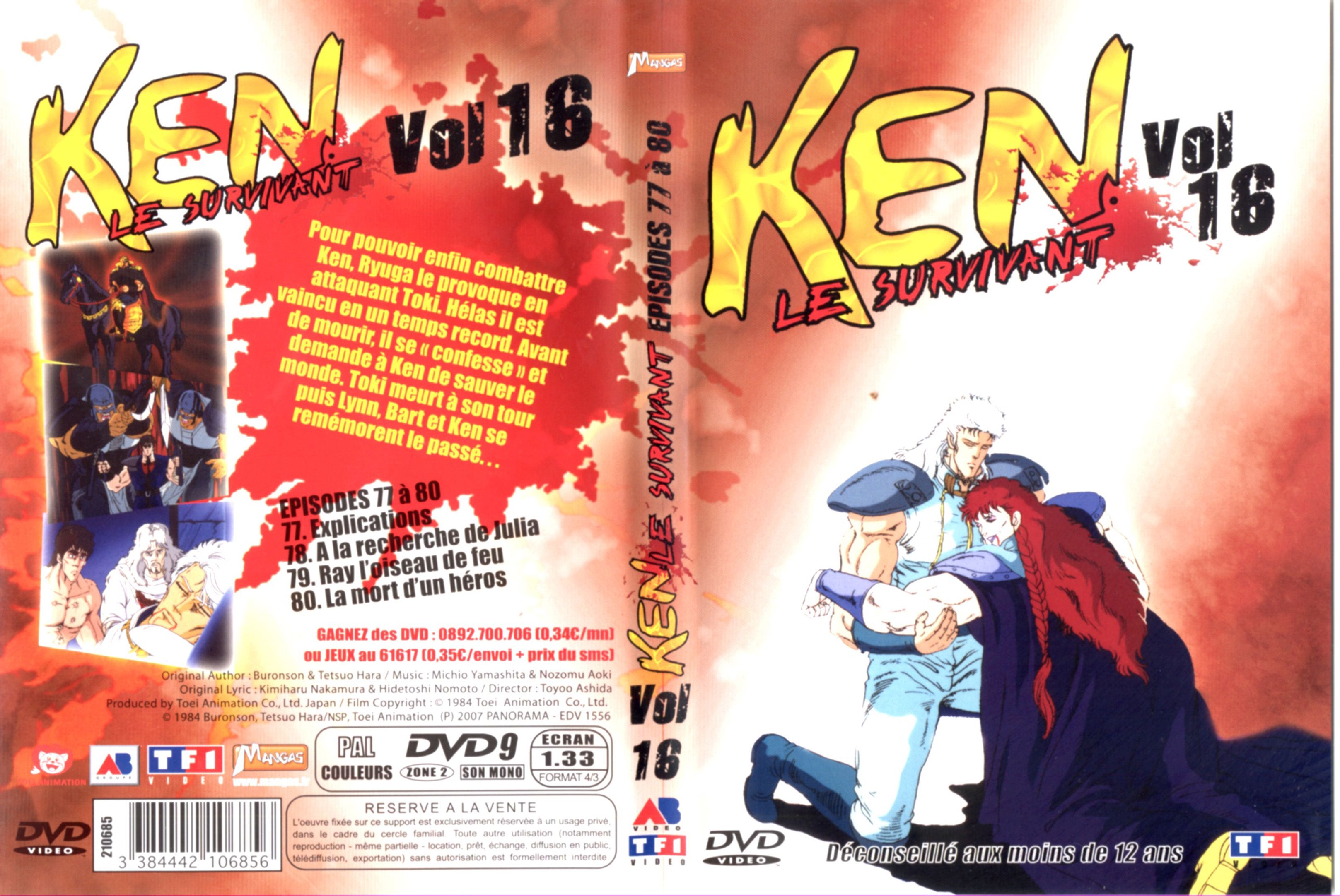 Jaquette DVD Ken le survivant vol 16