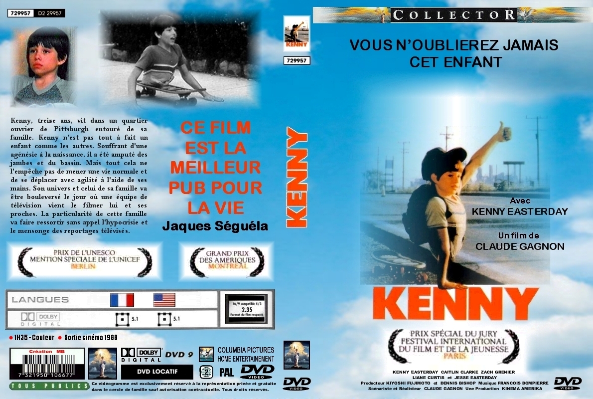 Jaquette DVD Kenny (1987) custom