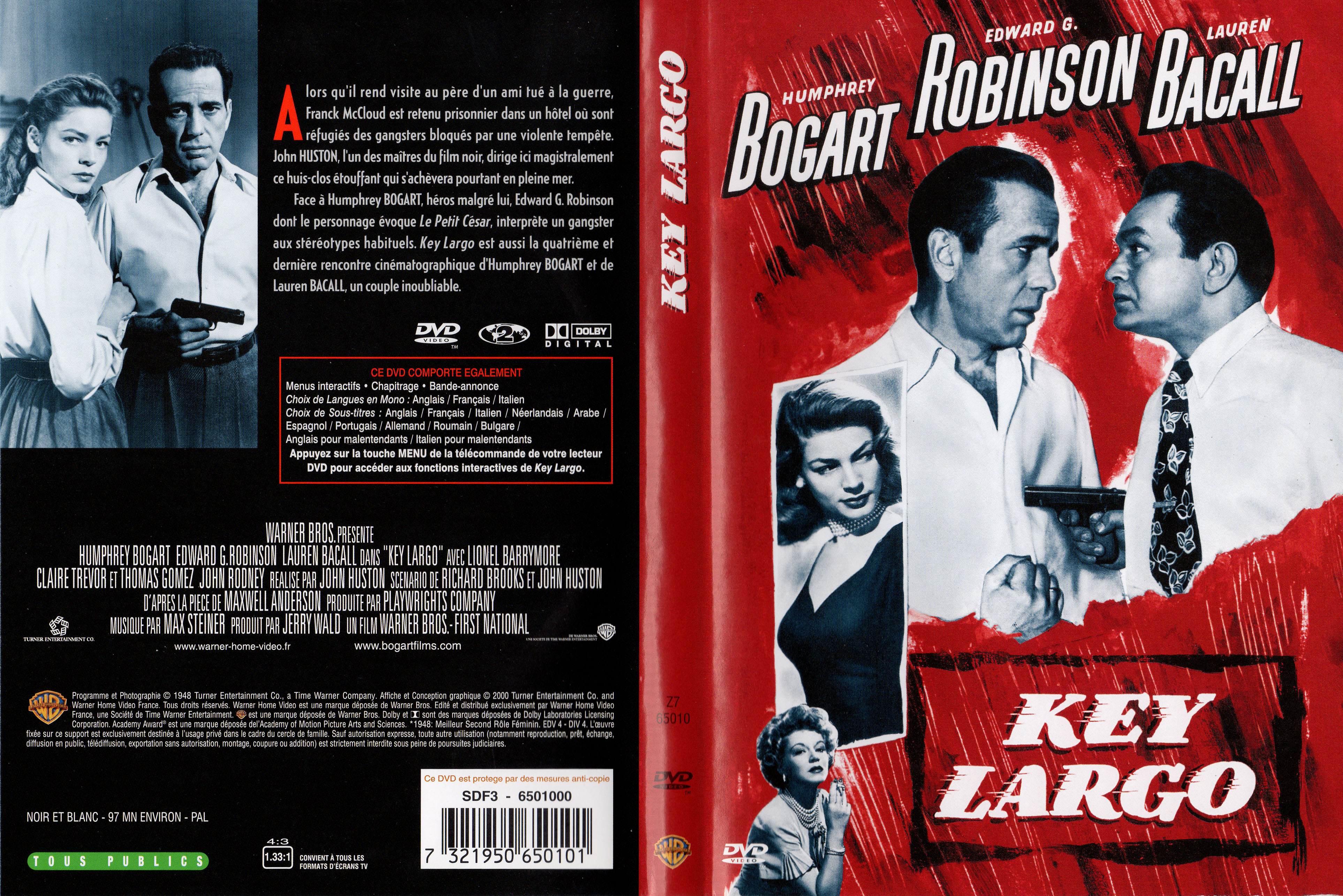 Jaquette DVD Key Largo