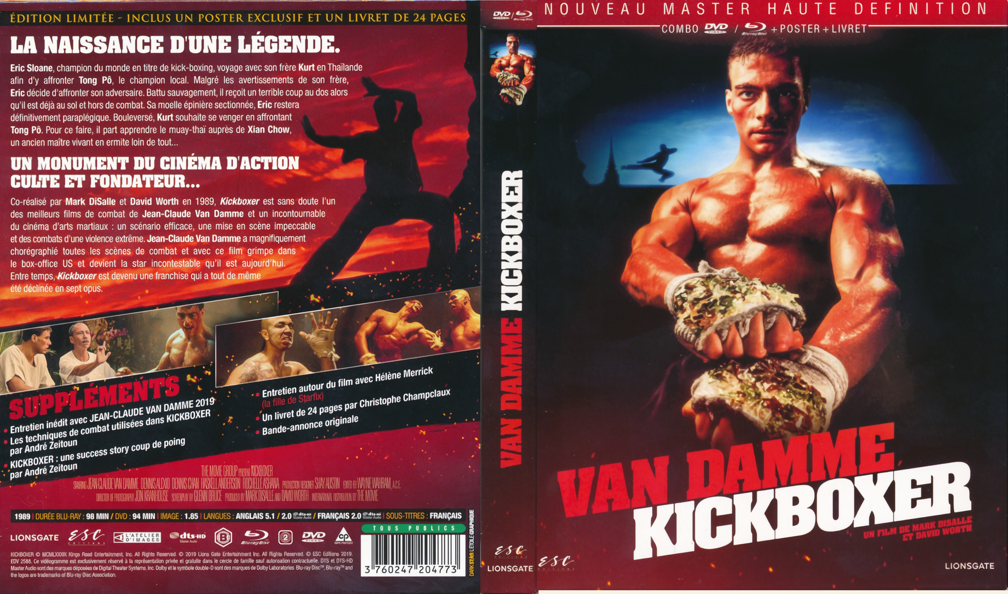 Jaquette DVD KickBoxer (BLU-RAY)