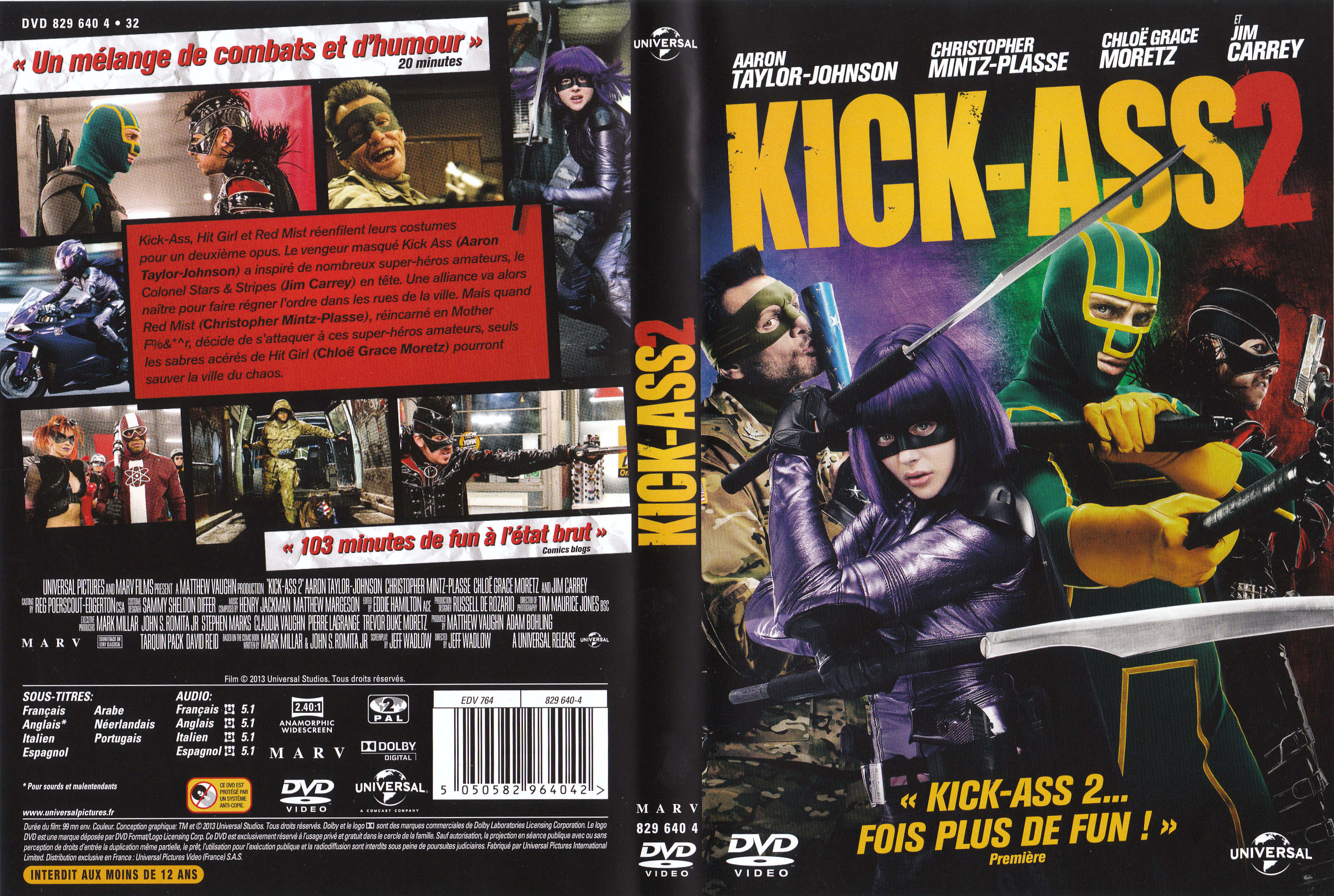Jaquette DVD Kick-Ass 2