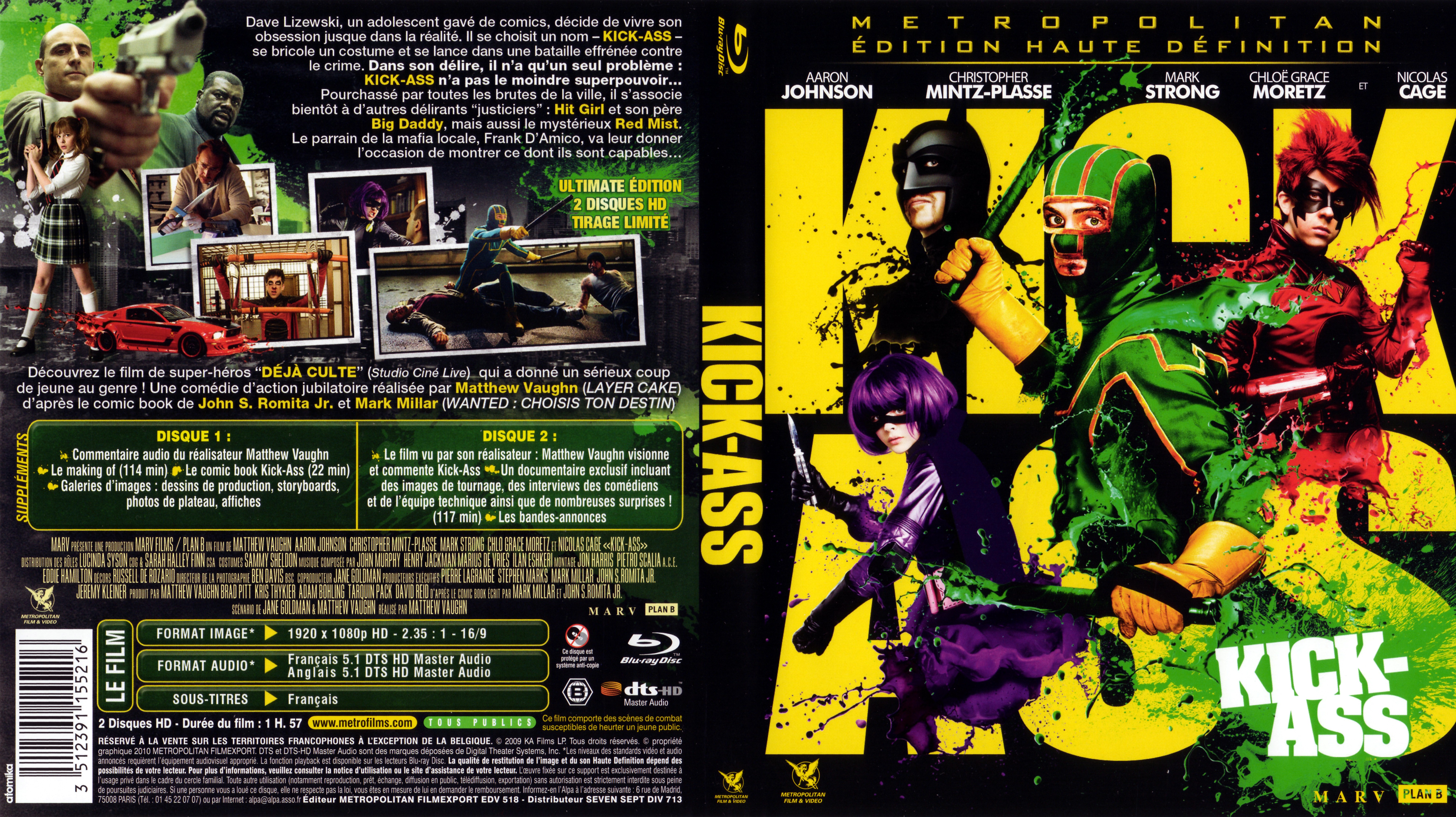 Jaquette DVD Kick-Ass (BLU-RAY)