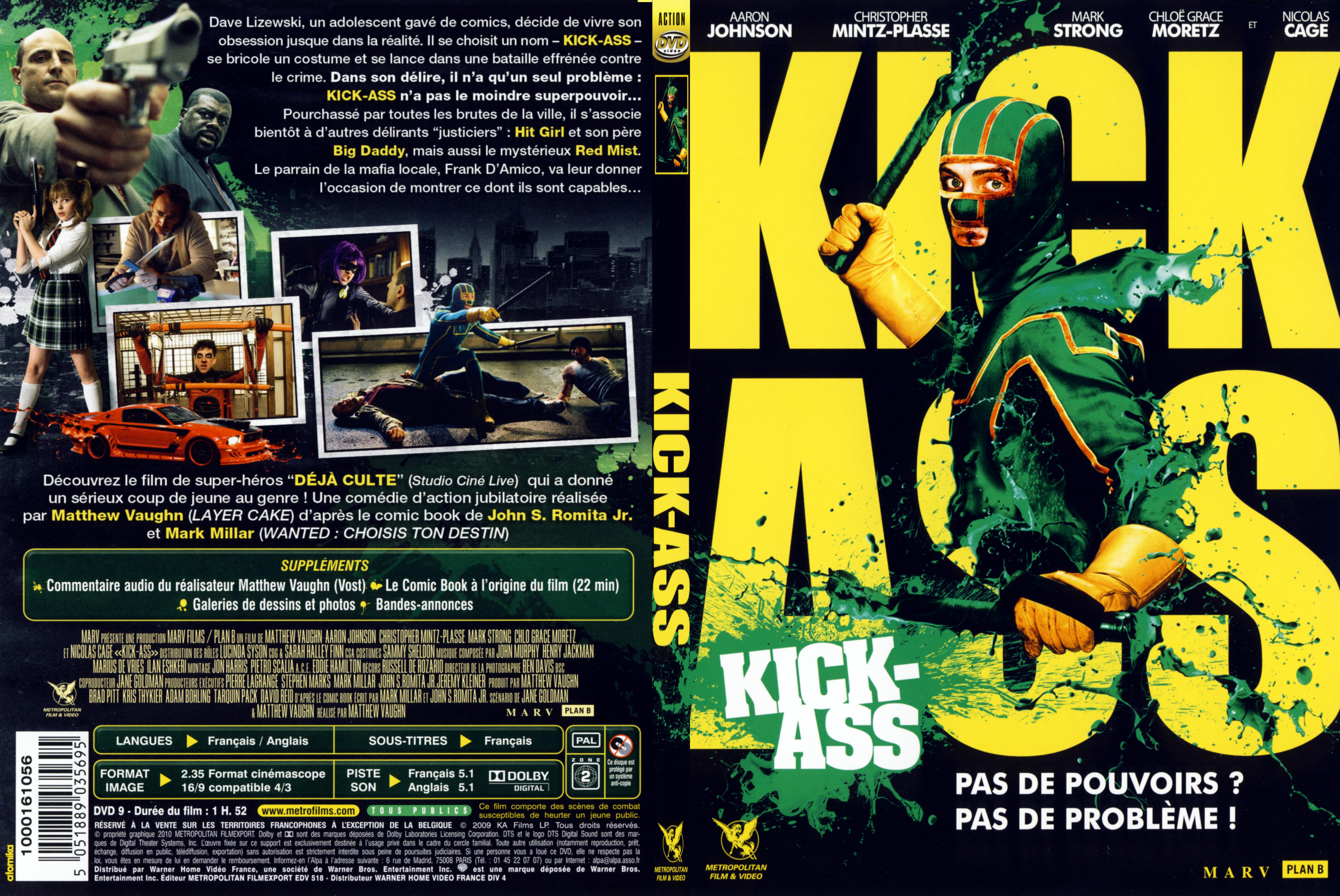 Jaquette DVD Kick-Ass - SLIM