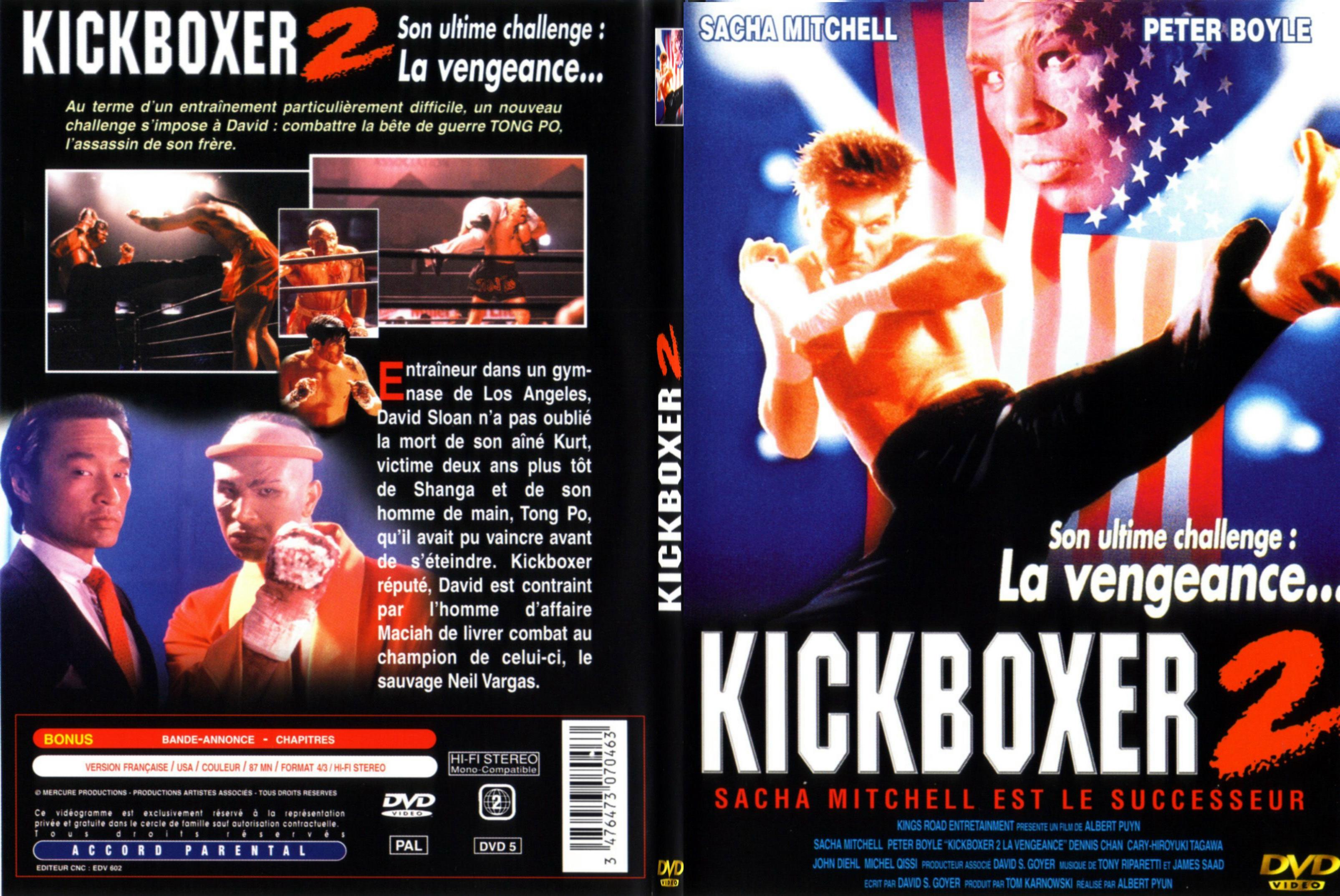 Jaquette DVD Kickboxer 2 - SLIM