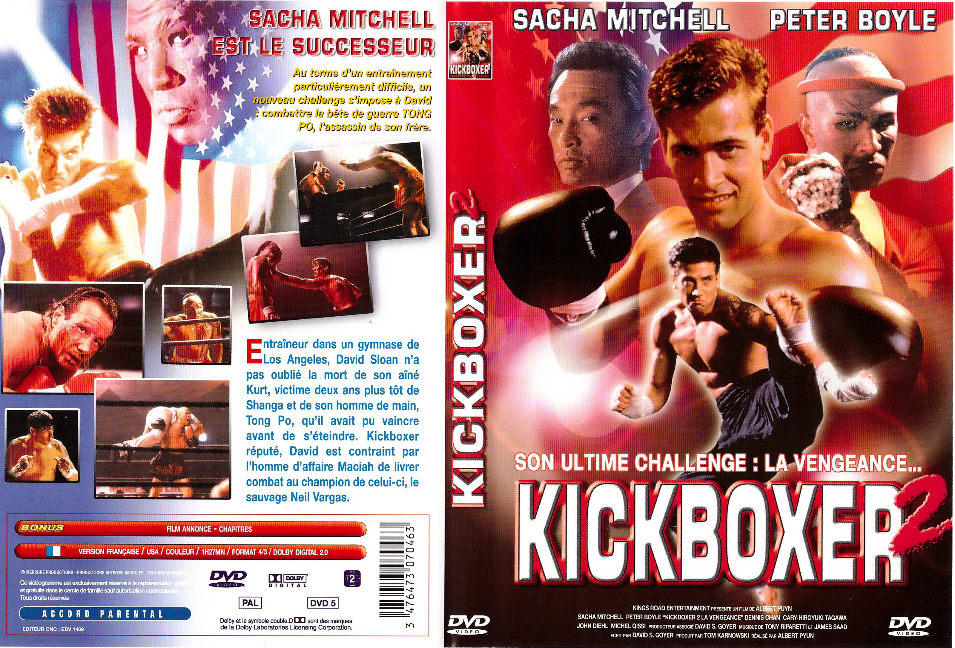 Jaquette DVD Kickboxer 2 v2