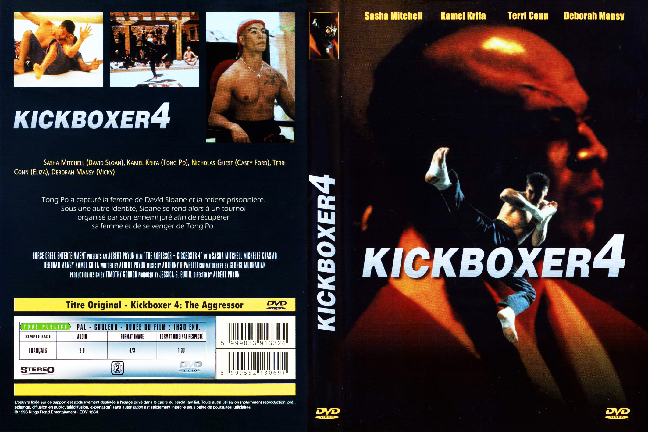 Jaquette DVD Kickboxer 4