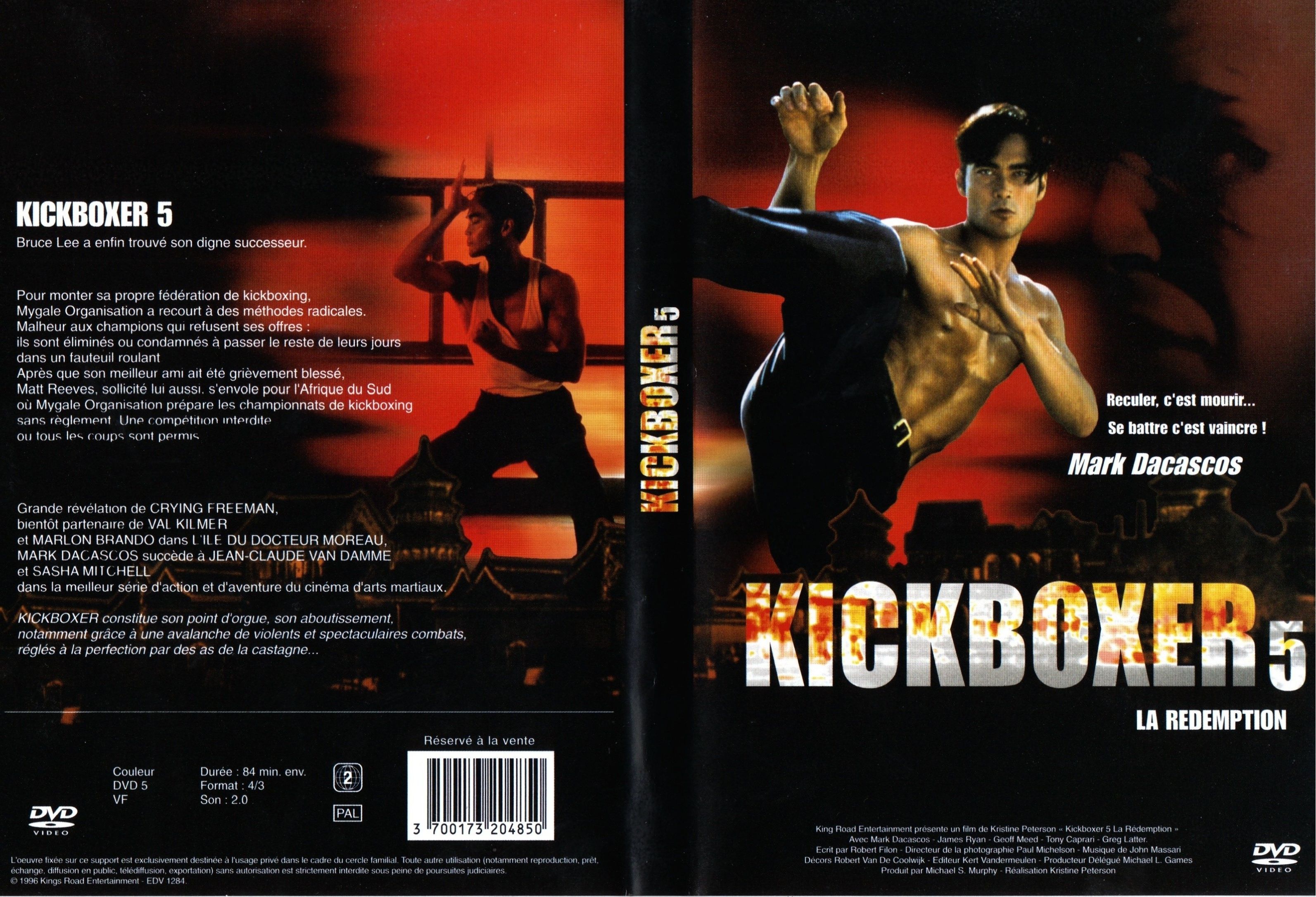 Jaquette DVD Kickboxer 5