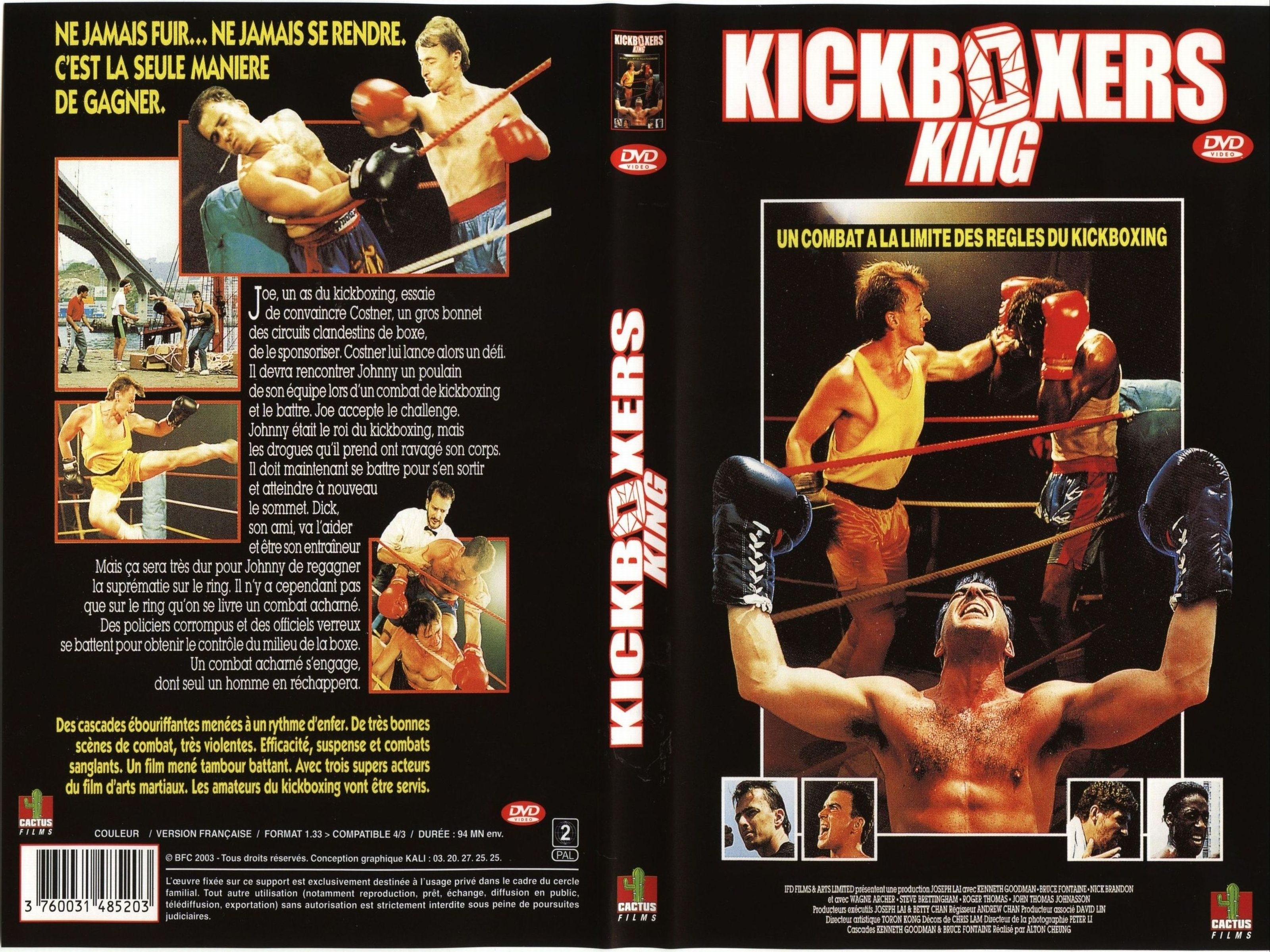 Jaquette DVD Kickboxer king