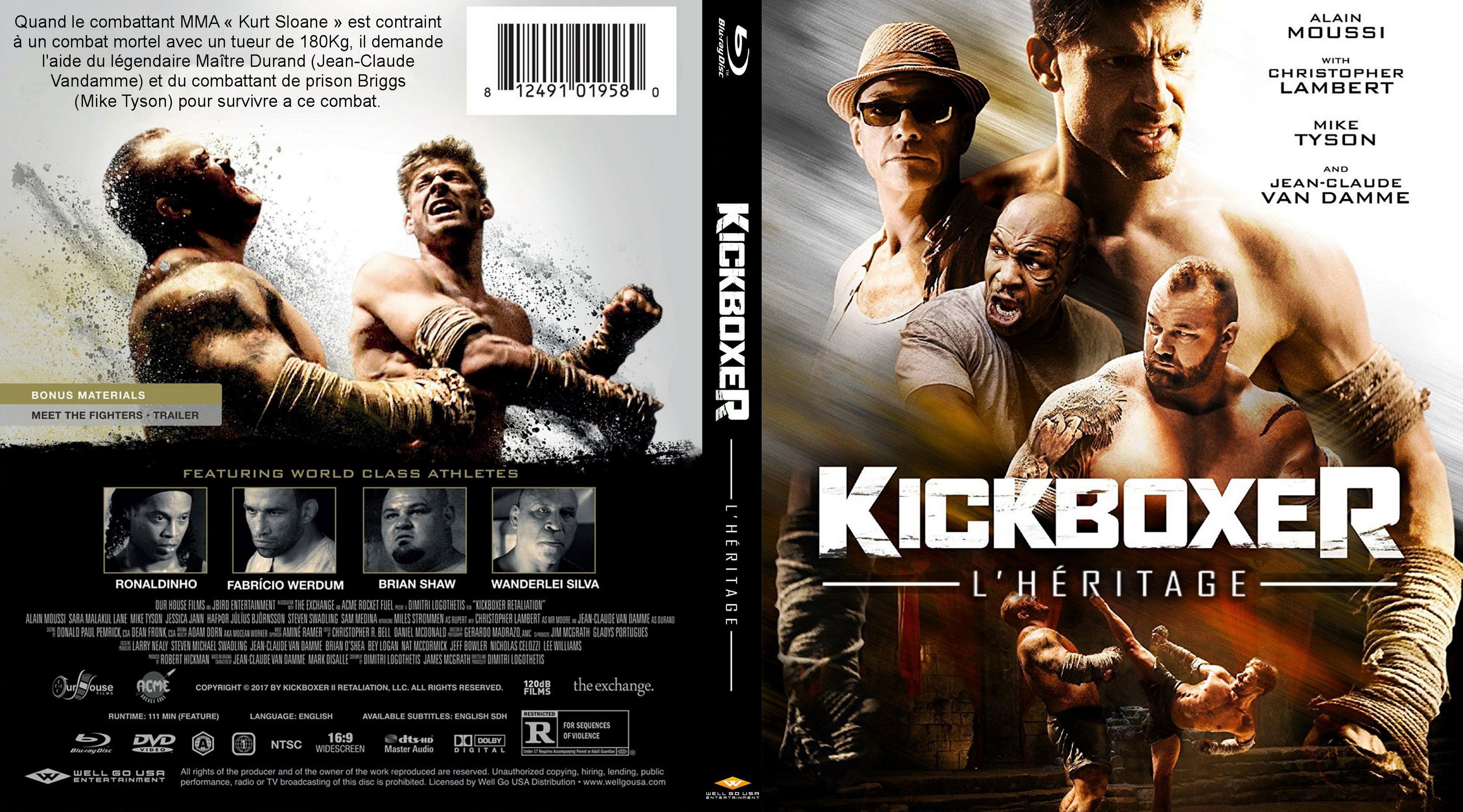 Jaquette Dvd De Kickboxer Lhéritage Custom Blu Ray Cinéma Passion