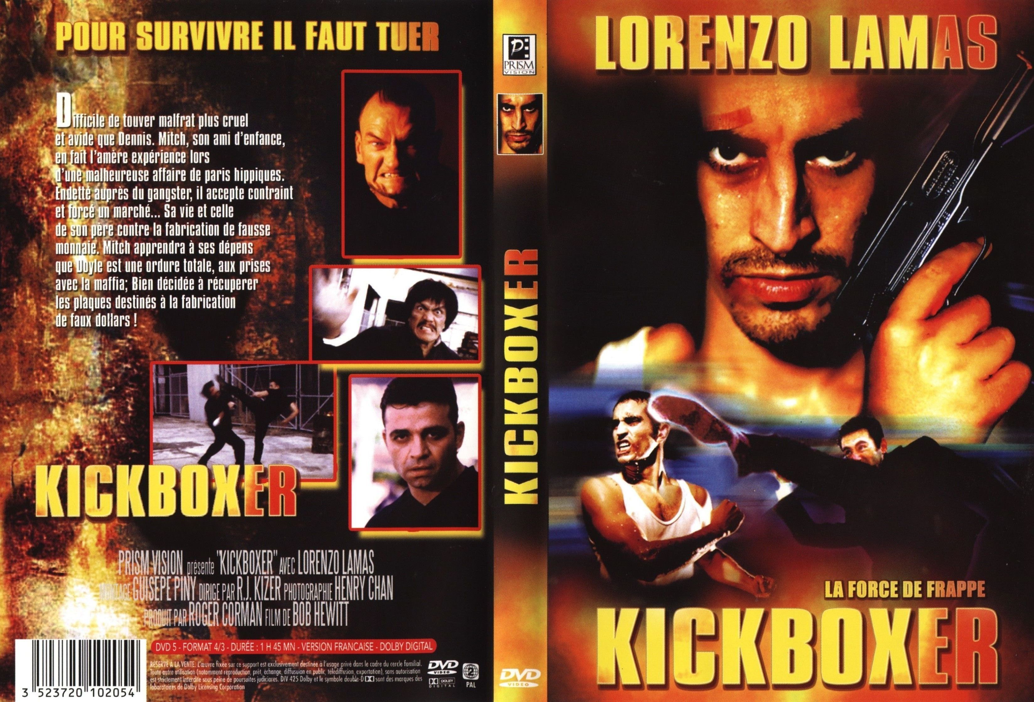 Jaquette DVD Kickboxer la force de frappe