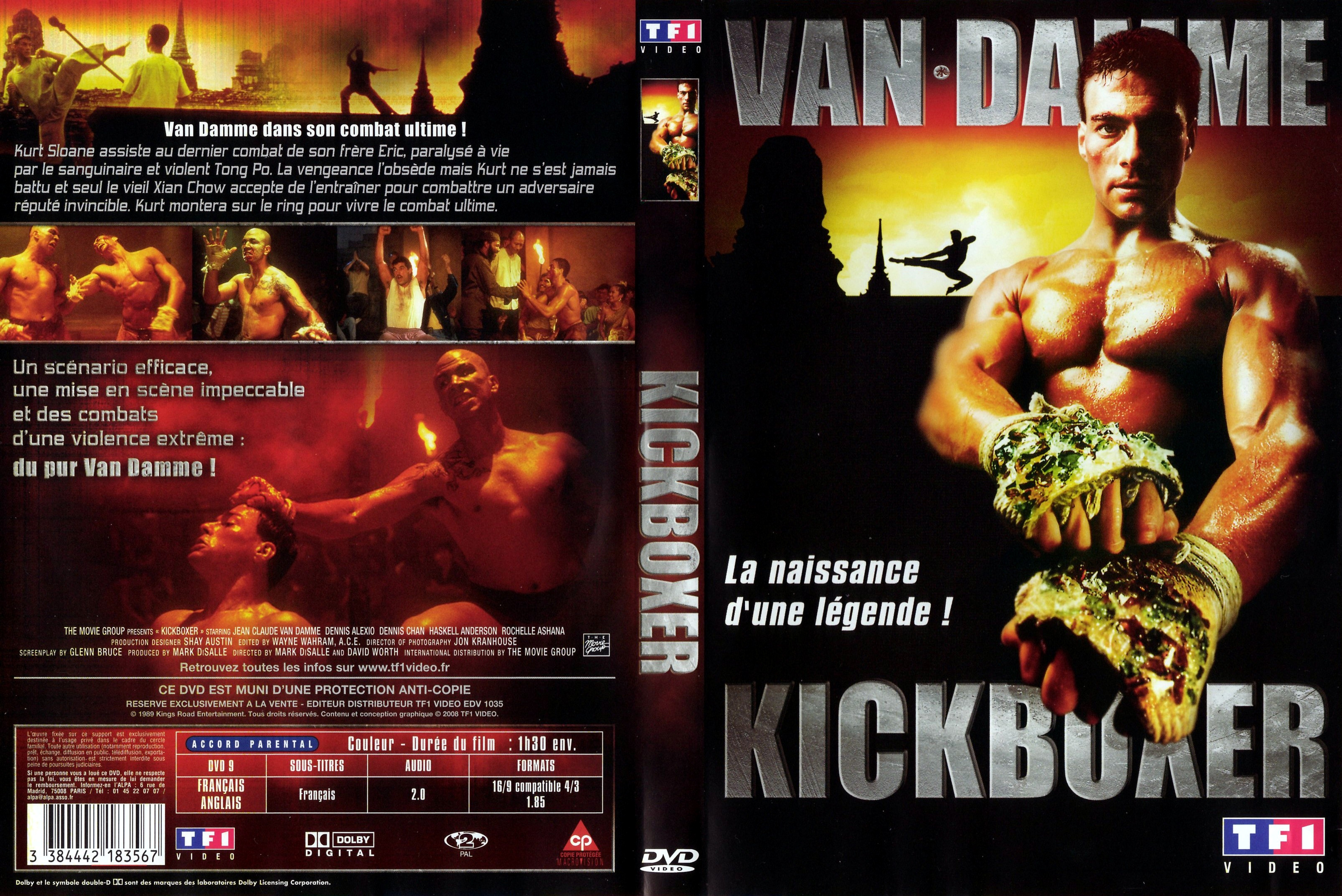 Jaquette DVD Kickboxer v2
