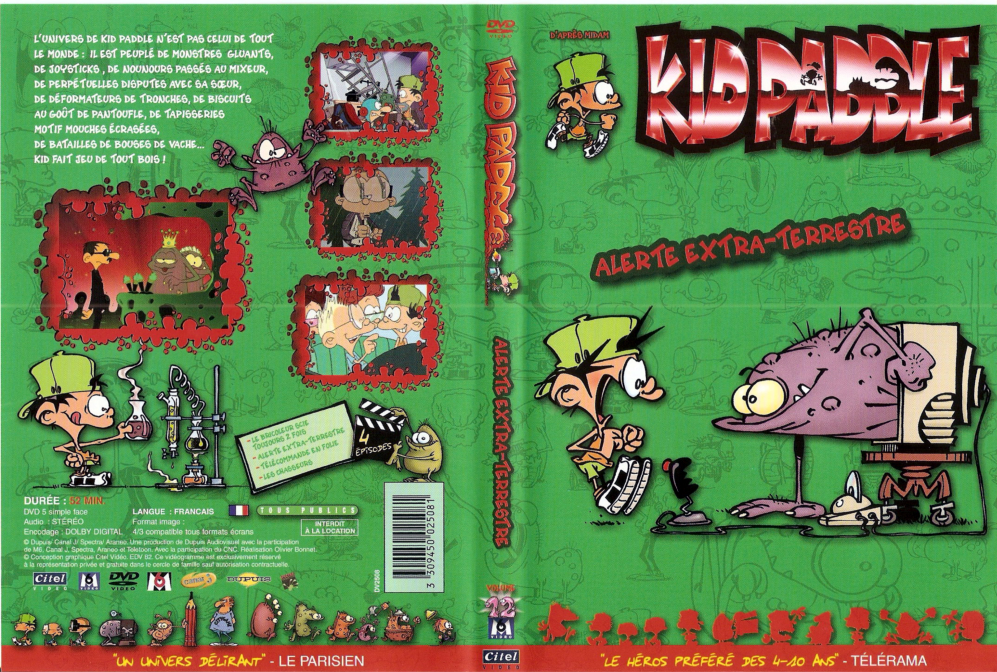 Jaquette DVD Kid Paddle - Alerte Extra Terrestre