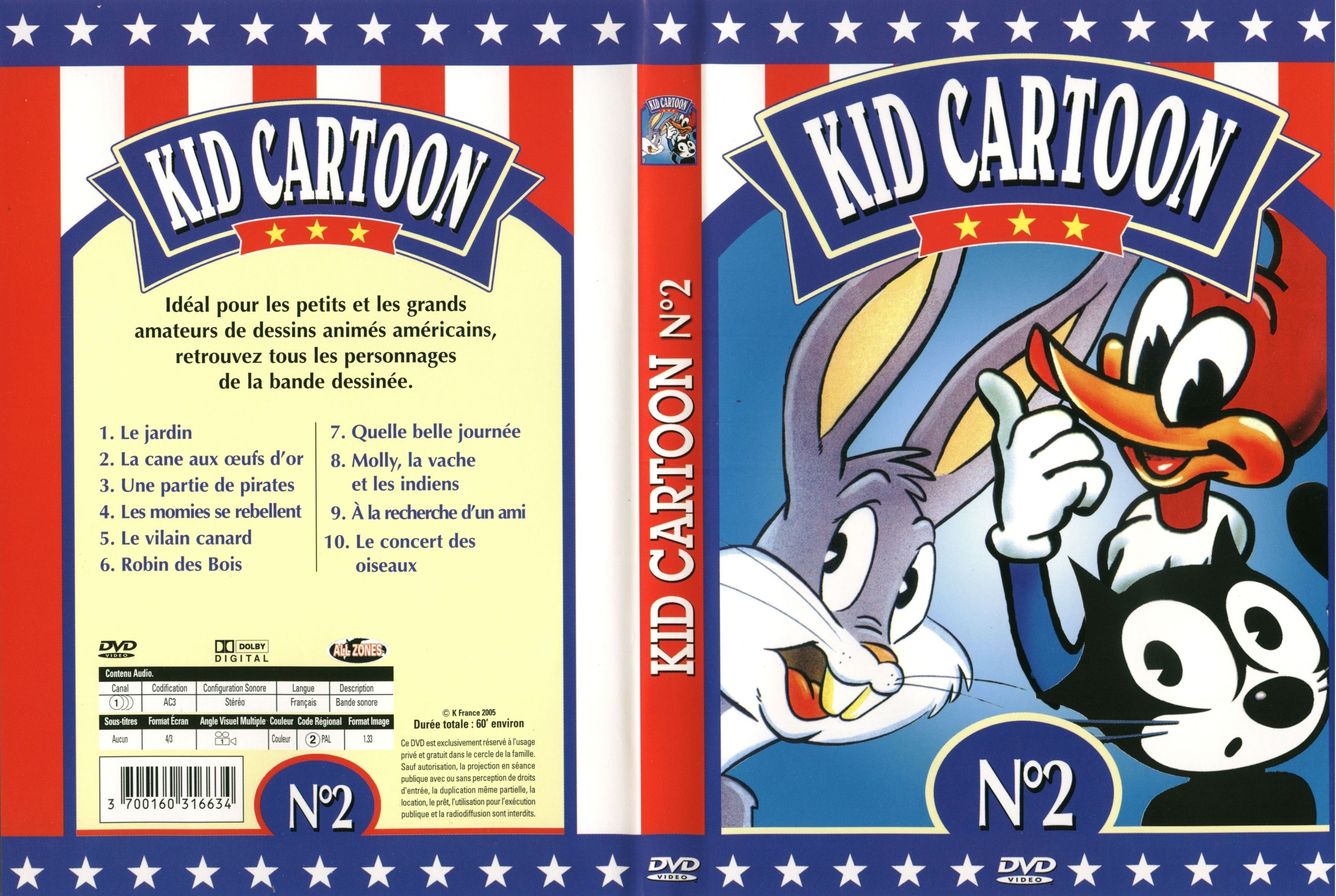 Jaquette DVD Kid cartoon vol 2