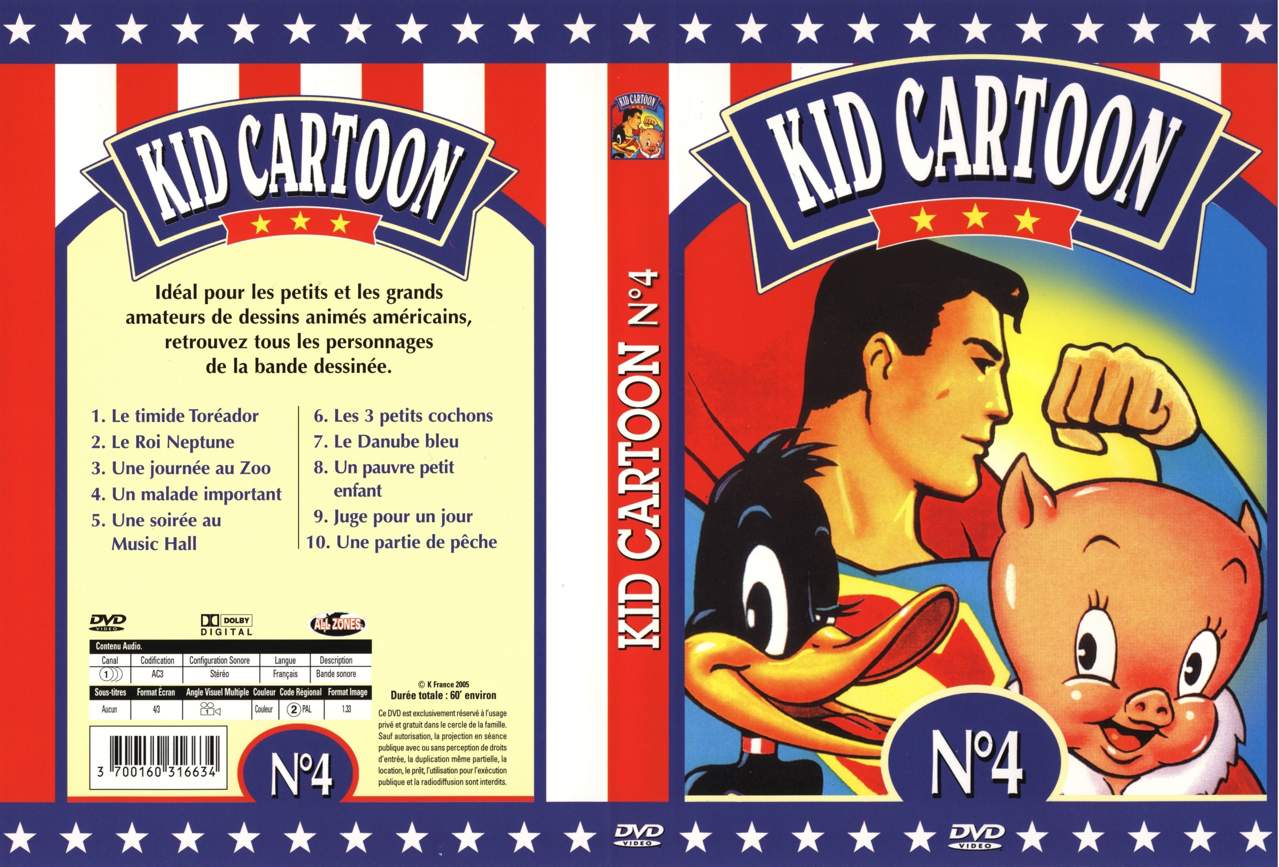 Jaquette DVD Kid cartoon vol 4