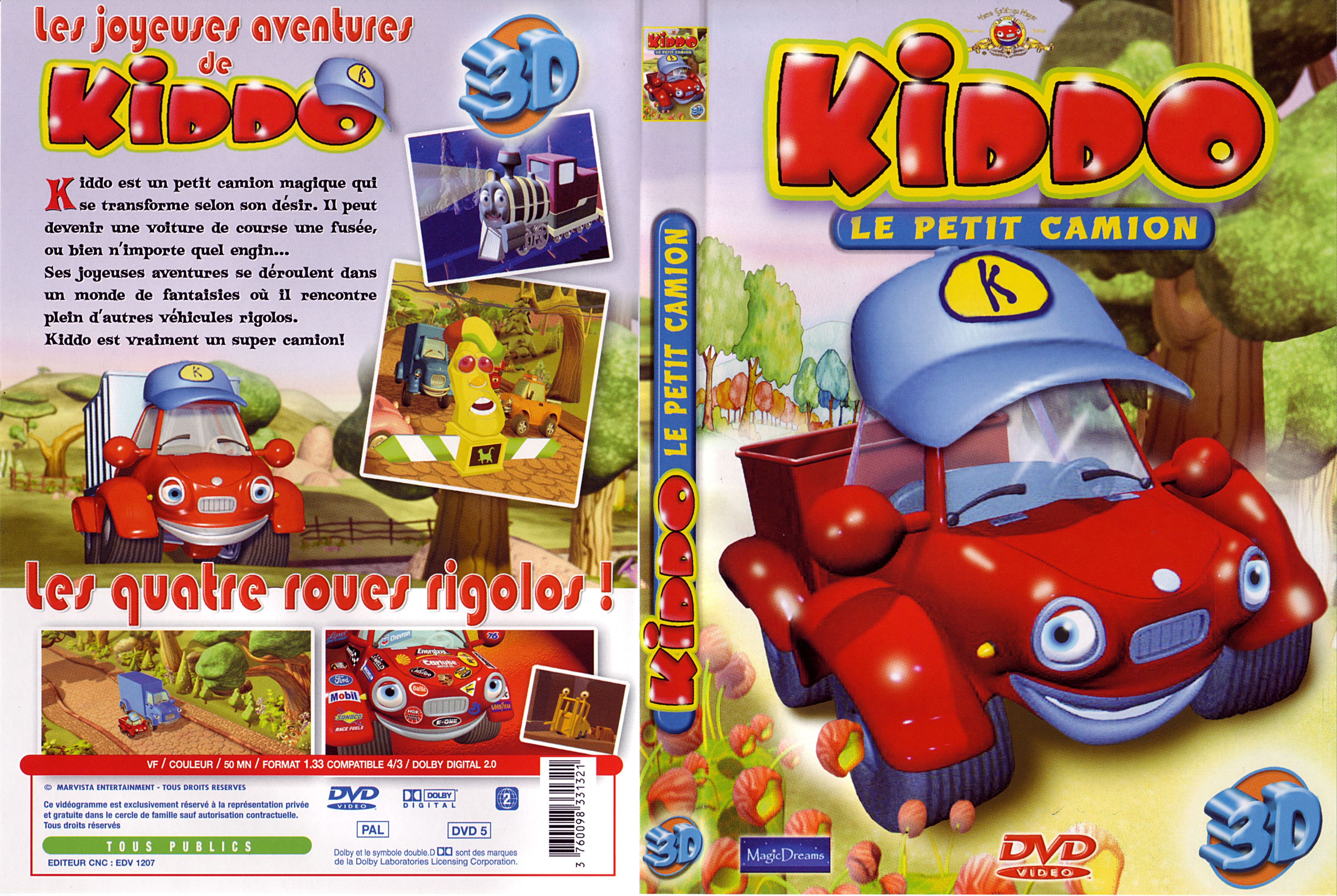 Jaquette DVD Kiddo le petit camion