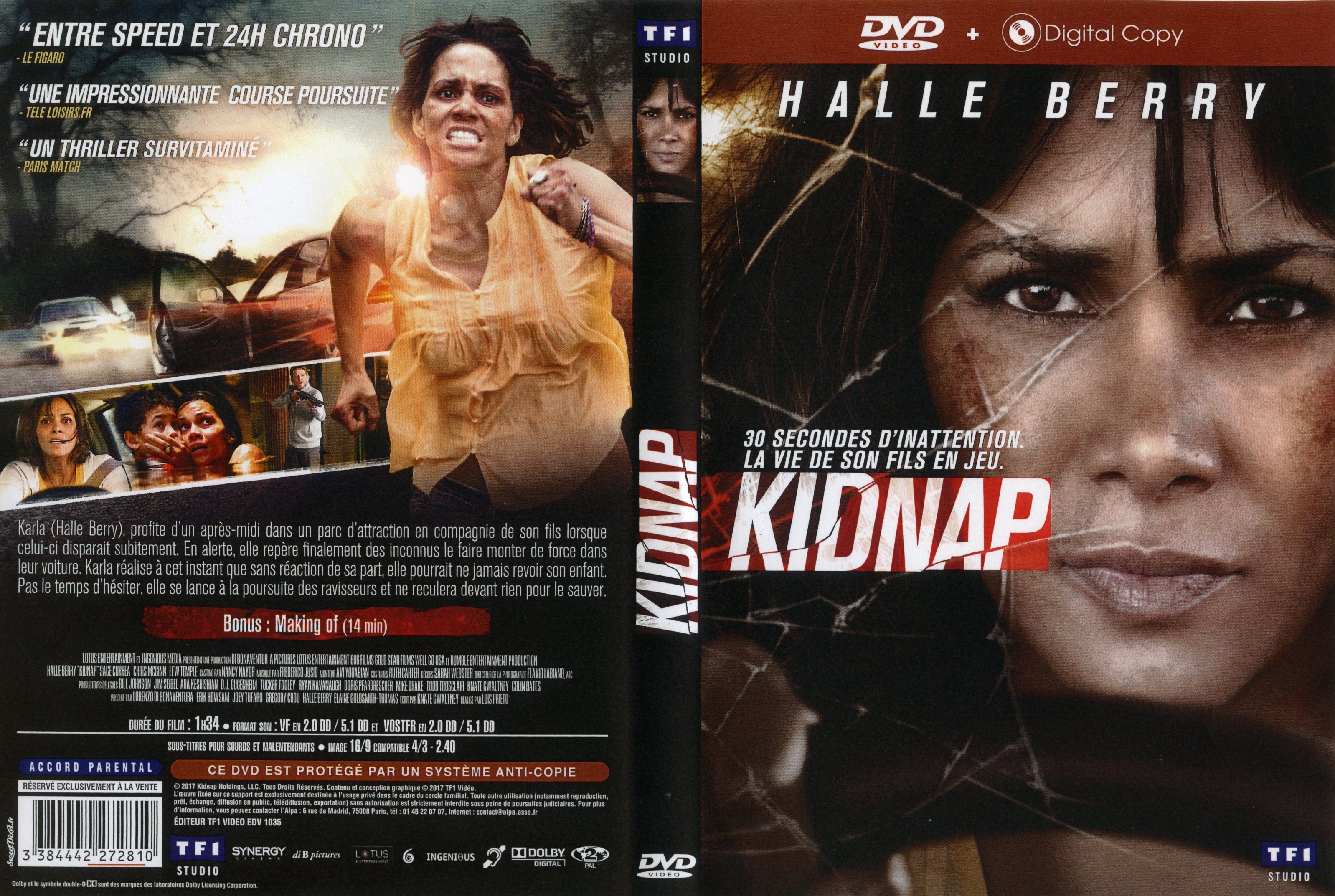 Jaquette DVD Kidnap