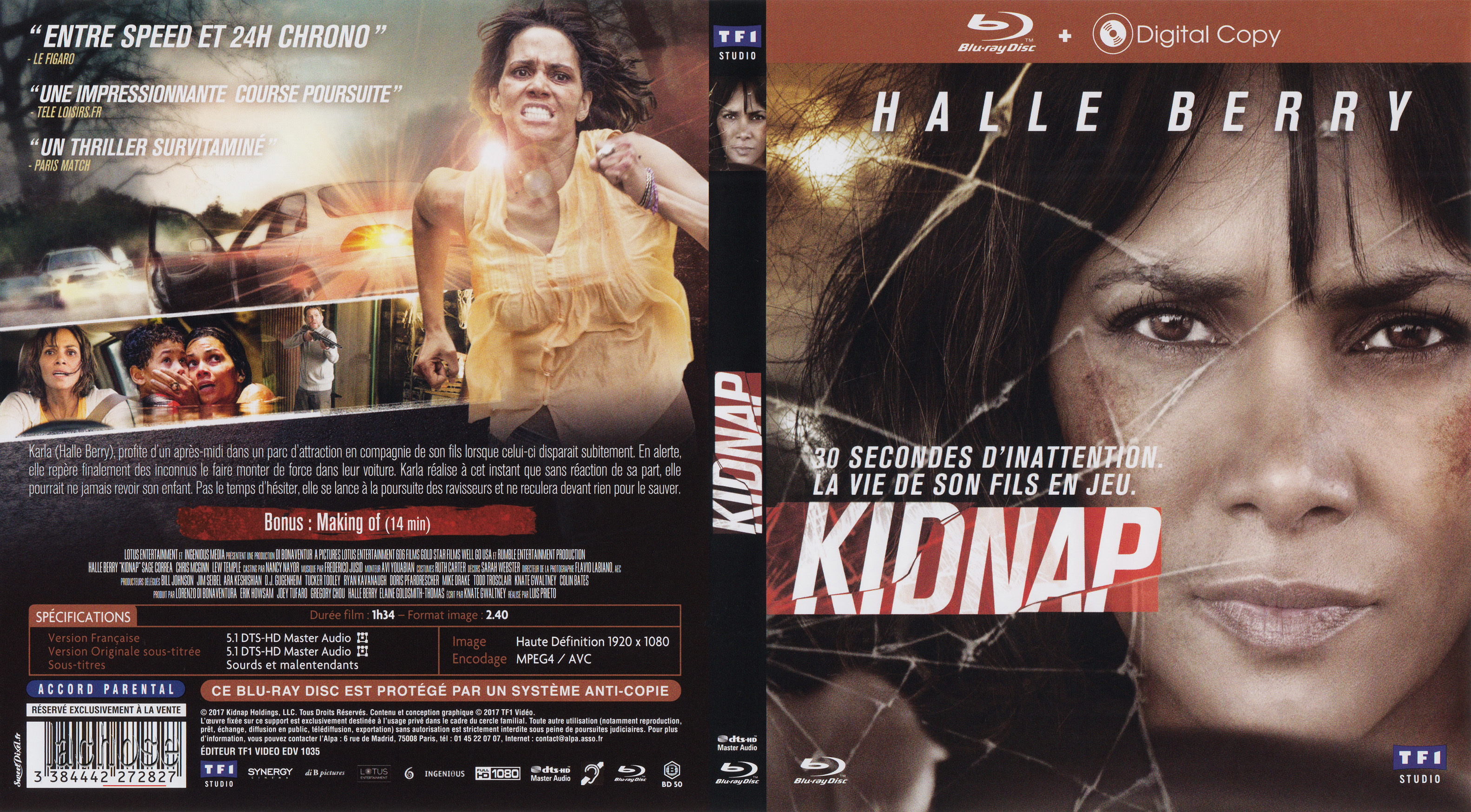 Jaquette DVD Kidnap (BLU-RAY)