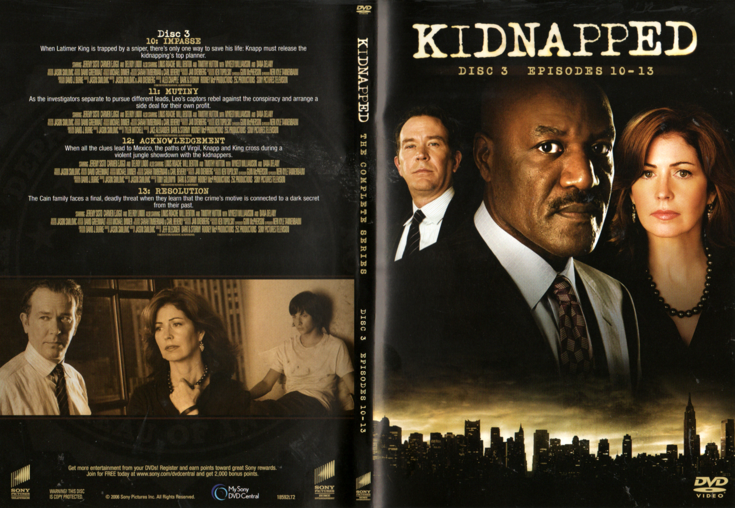 Jaquette DVD Kidnapped DISC 2 Zone 1