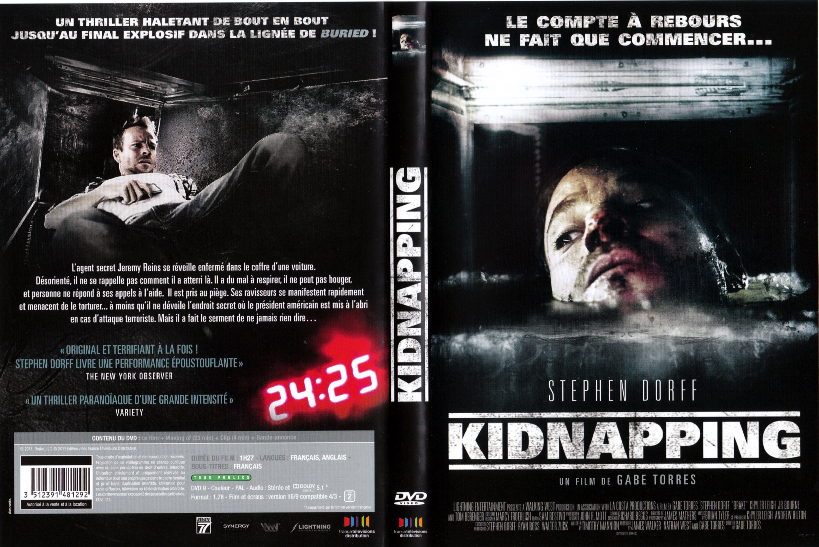 Jaquette DVD Kidnapping