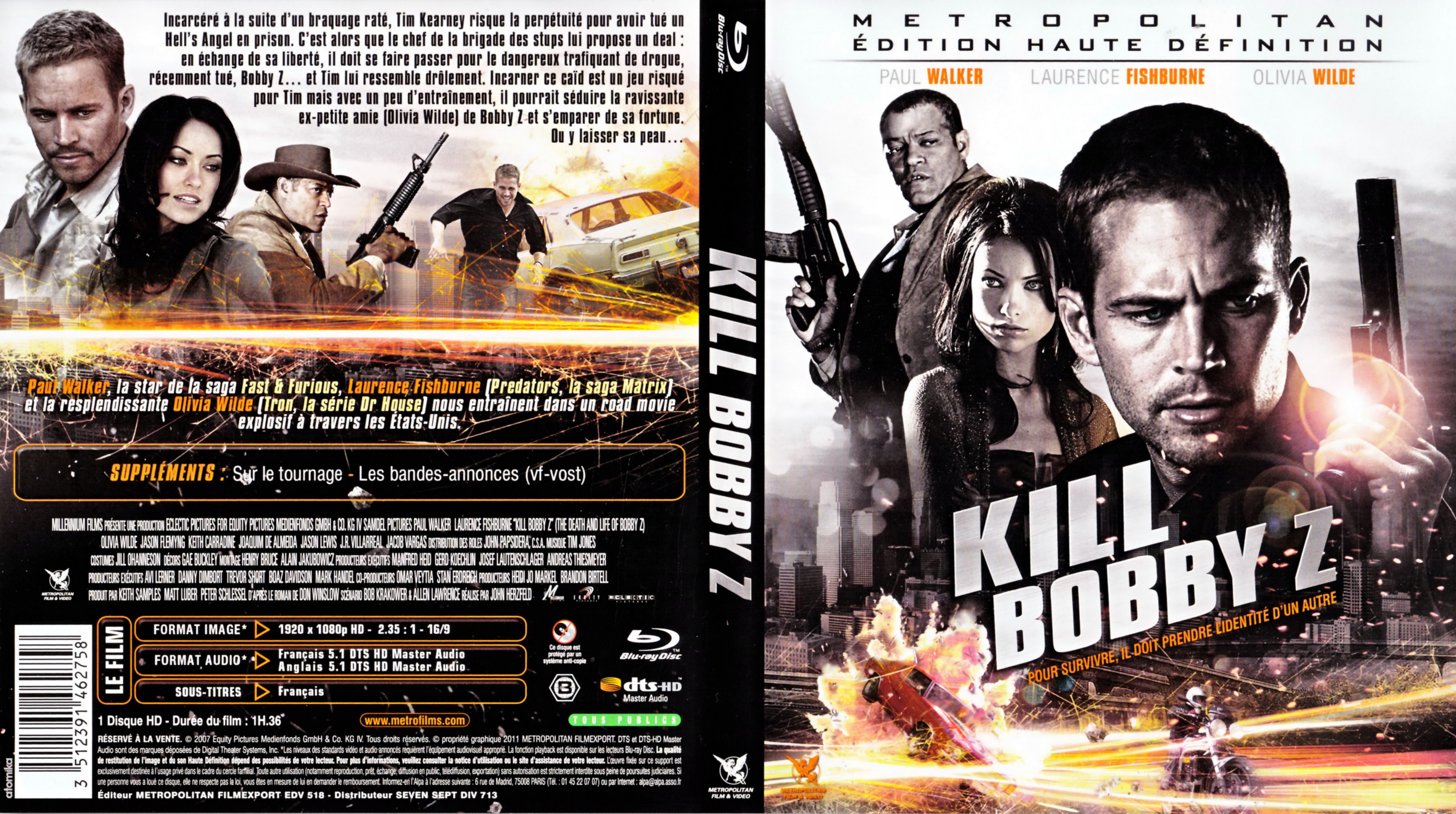 Jaquette DVD Kill Bobby Z (BLU-RAY)