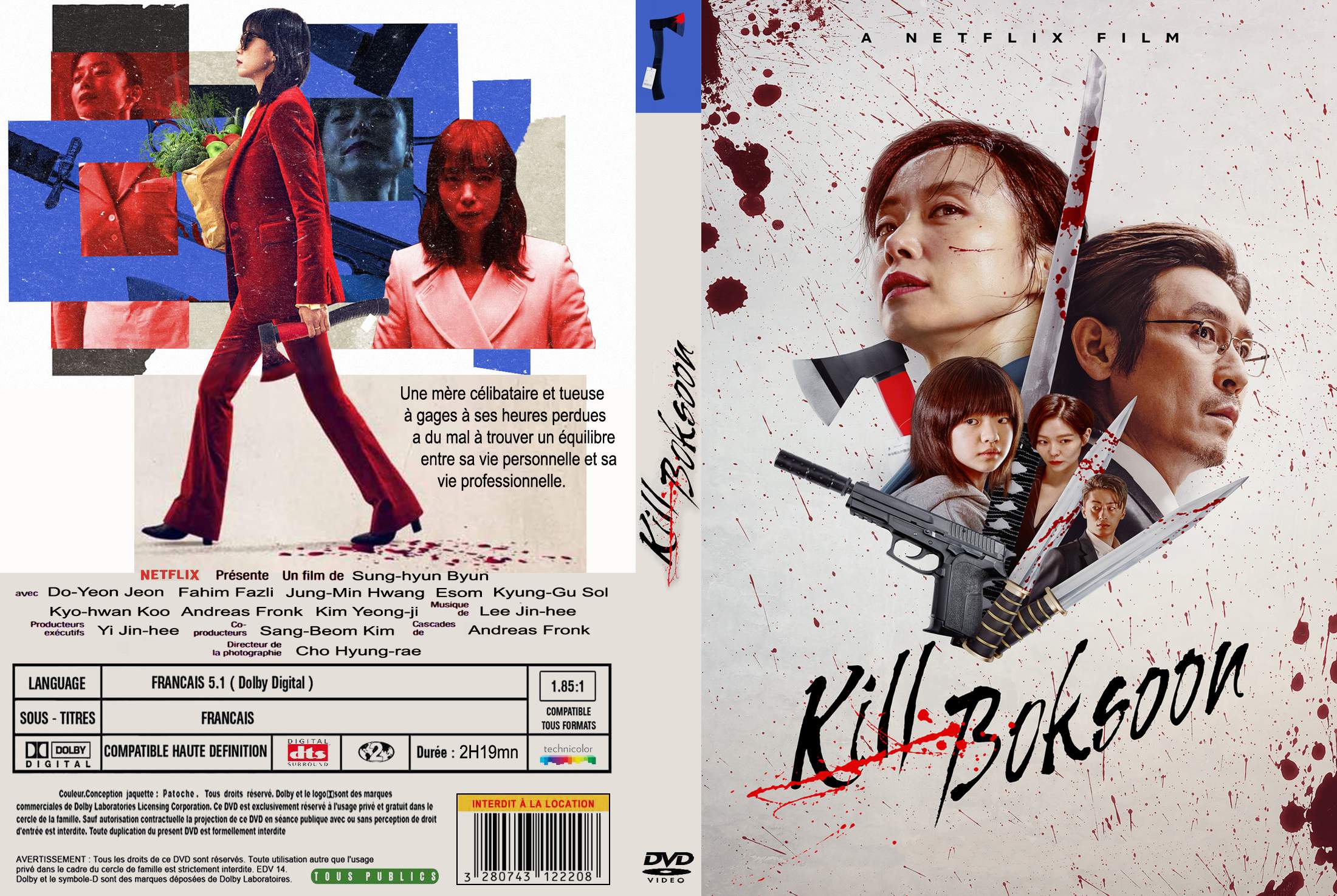 Jaquette DVD Kill Boksoon custom