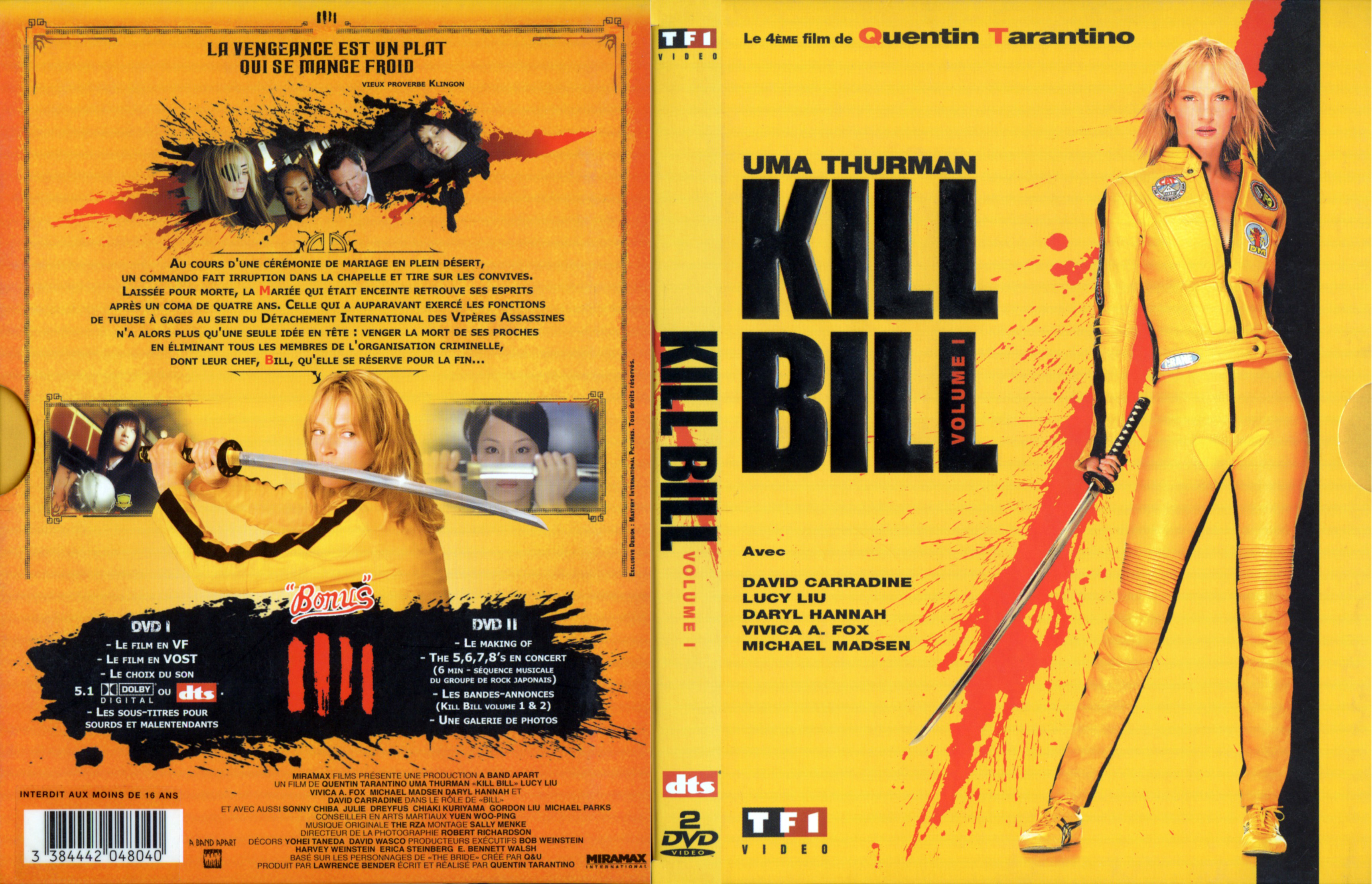 Jaquette DVD Kill bill vol 1 v4