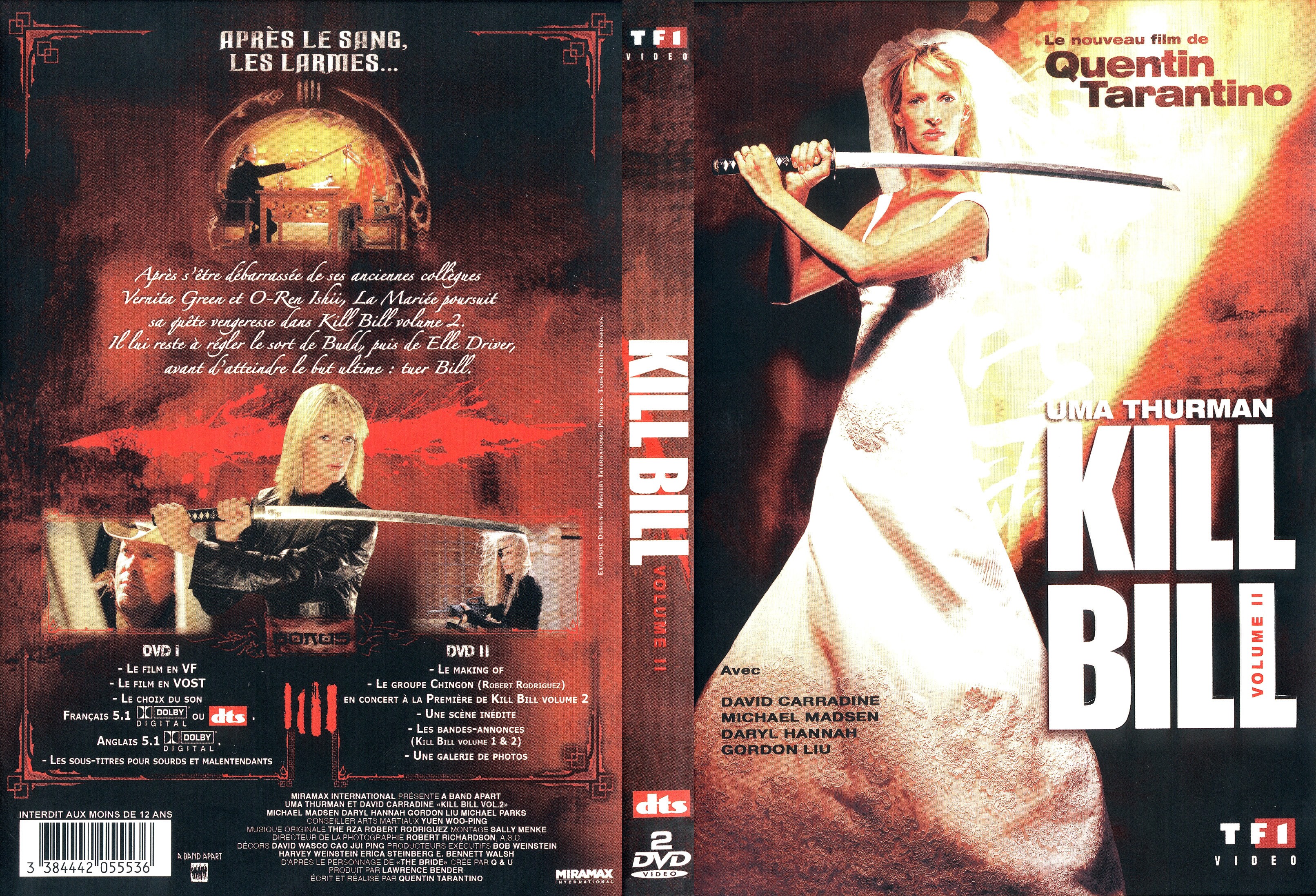 Jaquette DVD Kill bill vol 2