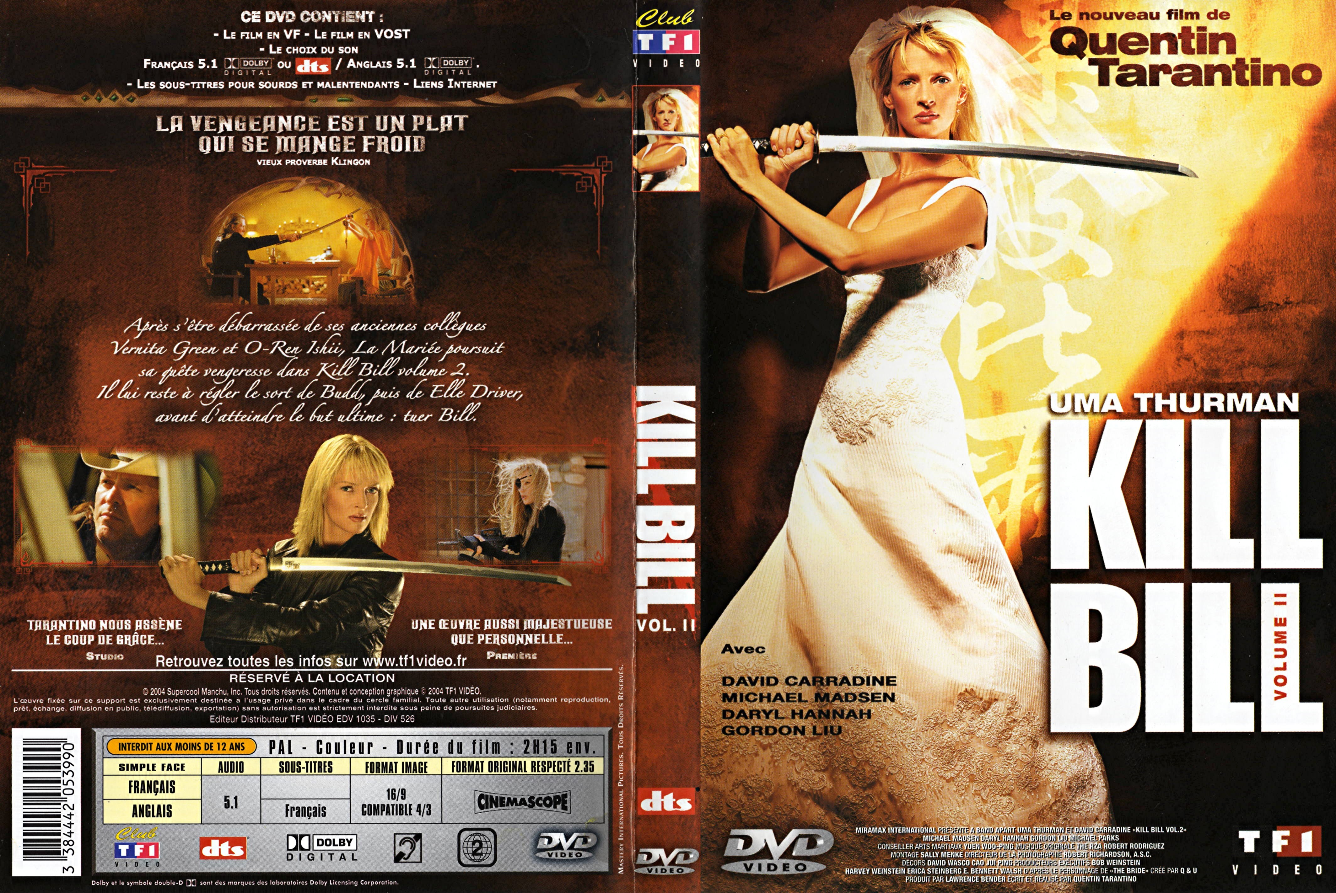 Jaquette DVD Kill bill vol 2 v2