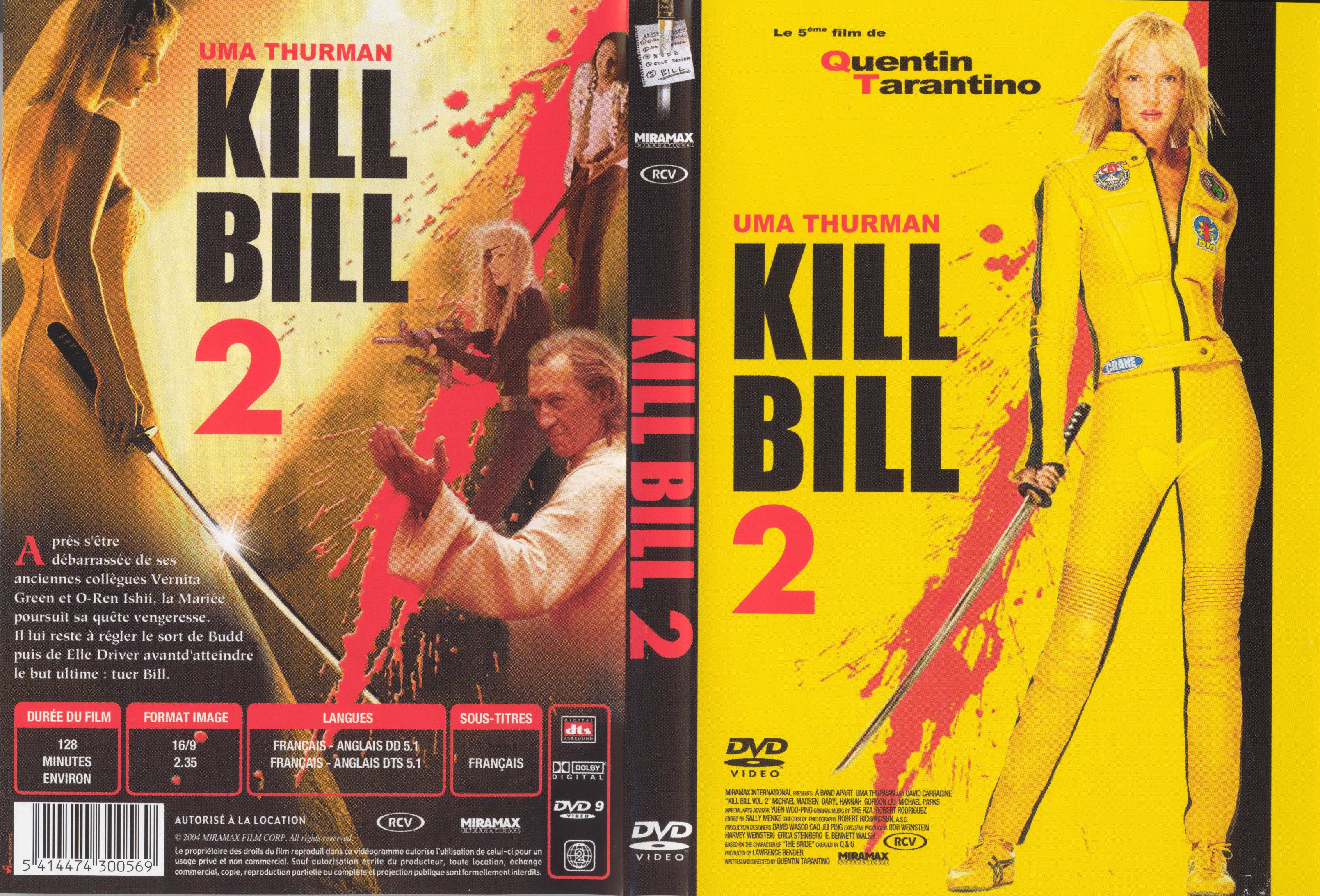 Jaquette DVD Kill bill vol 2 v3