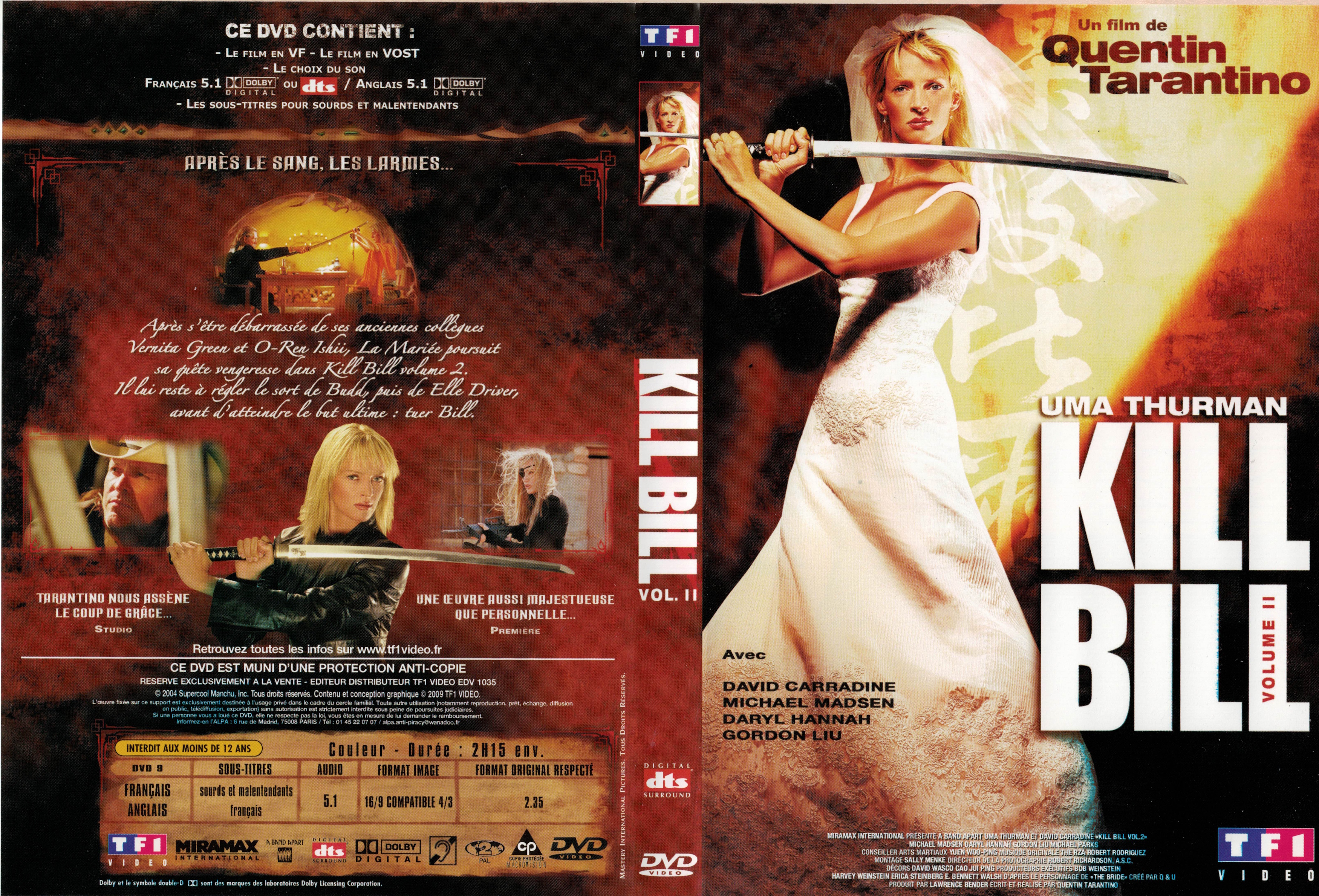 Jaquette DVD Kill bill vol 2 v6