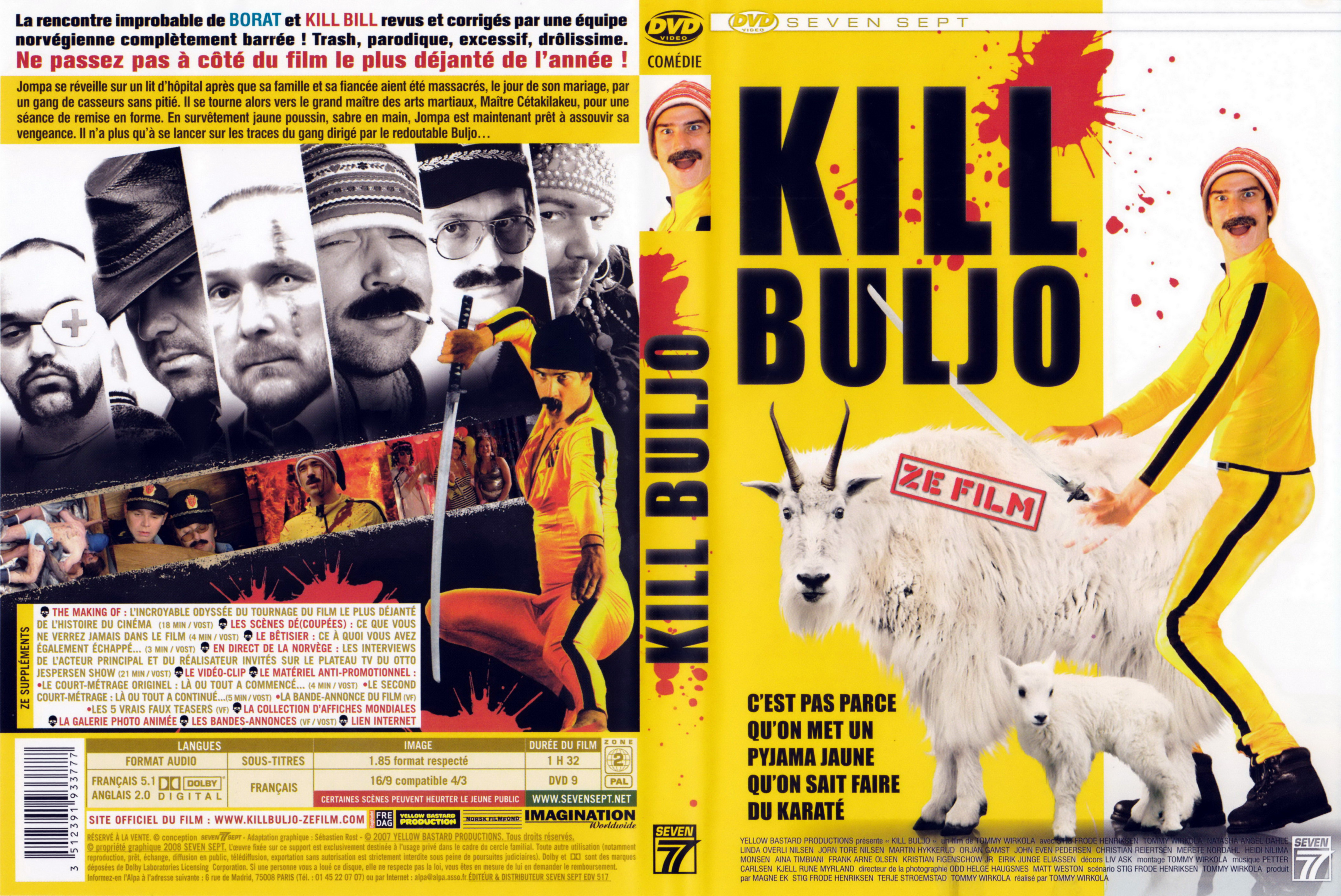 Jaquette DVD Kill buljo v2