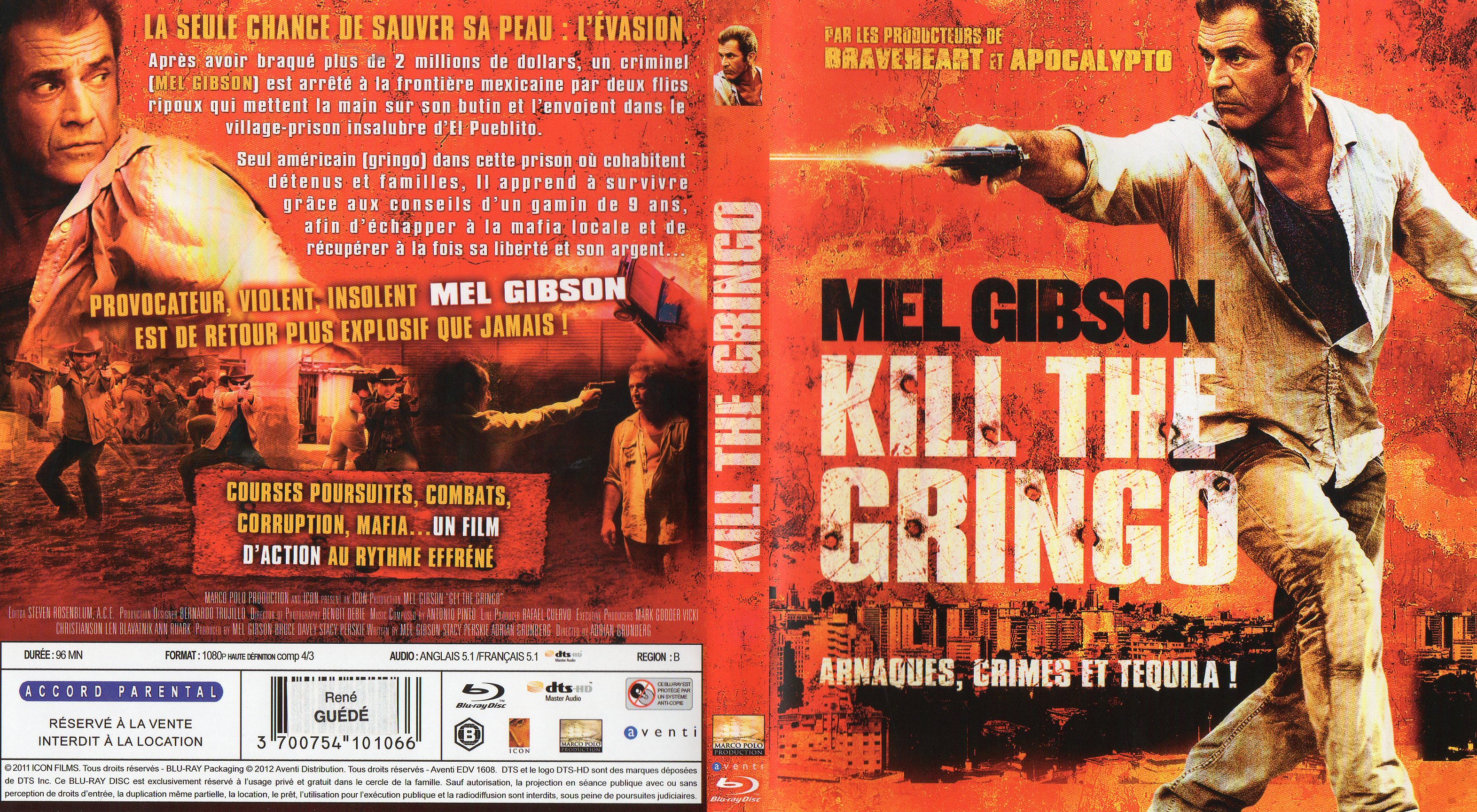 Jaquette DVD Kill the gringo (BLU-RAY)