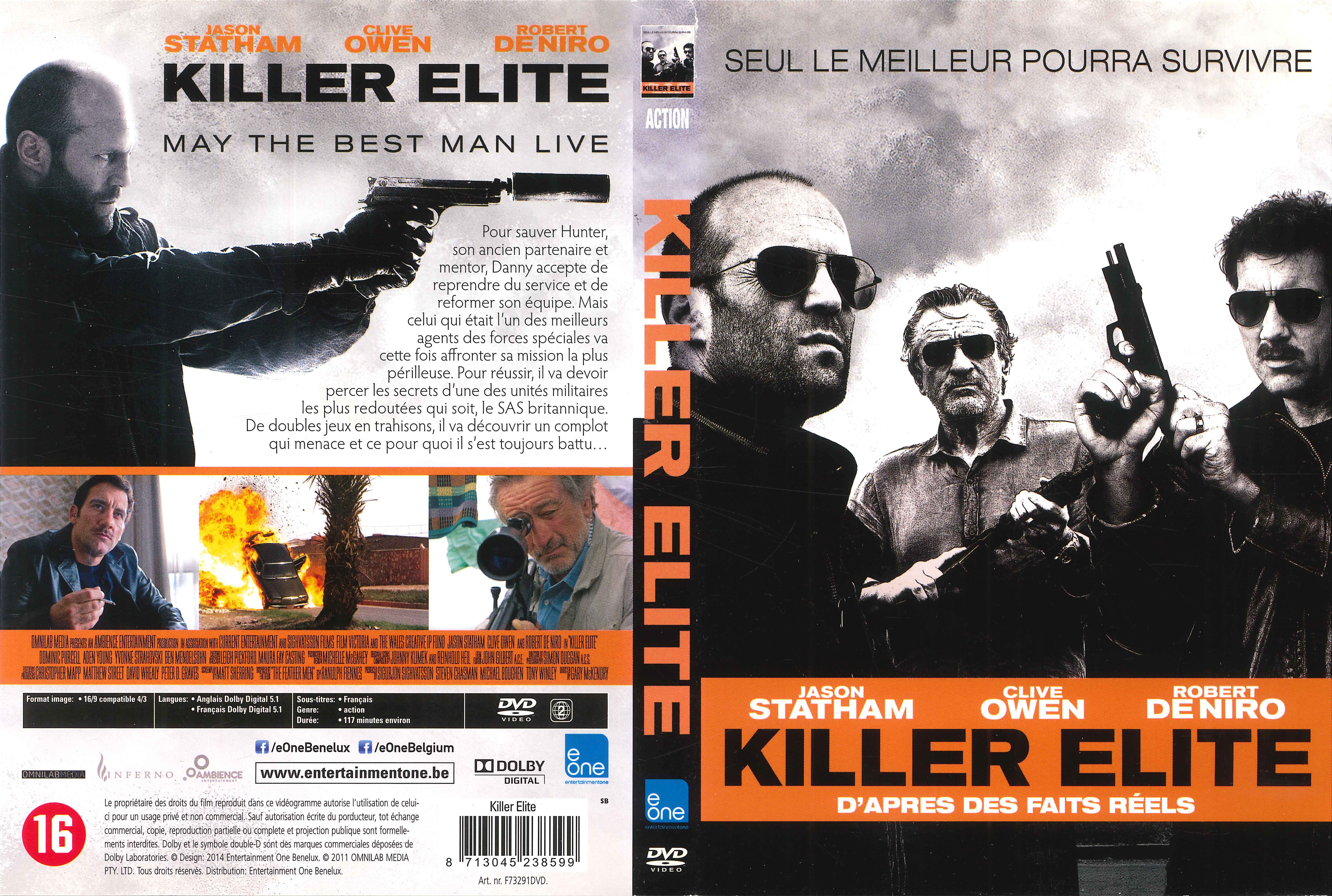 Jaquette DVD Killer Elite v2