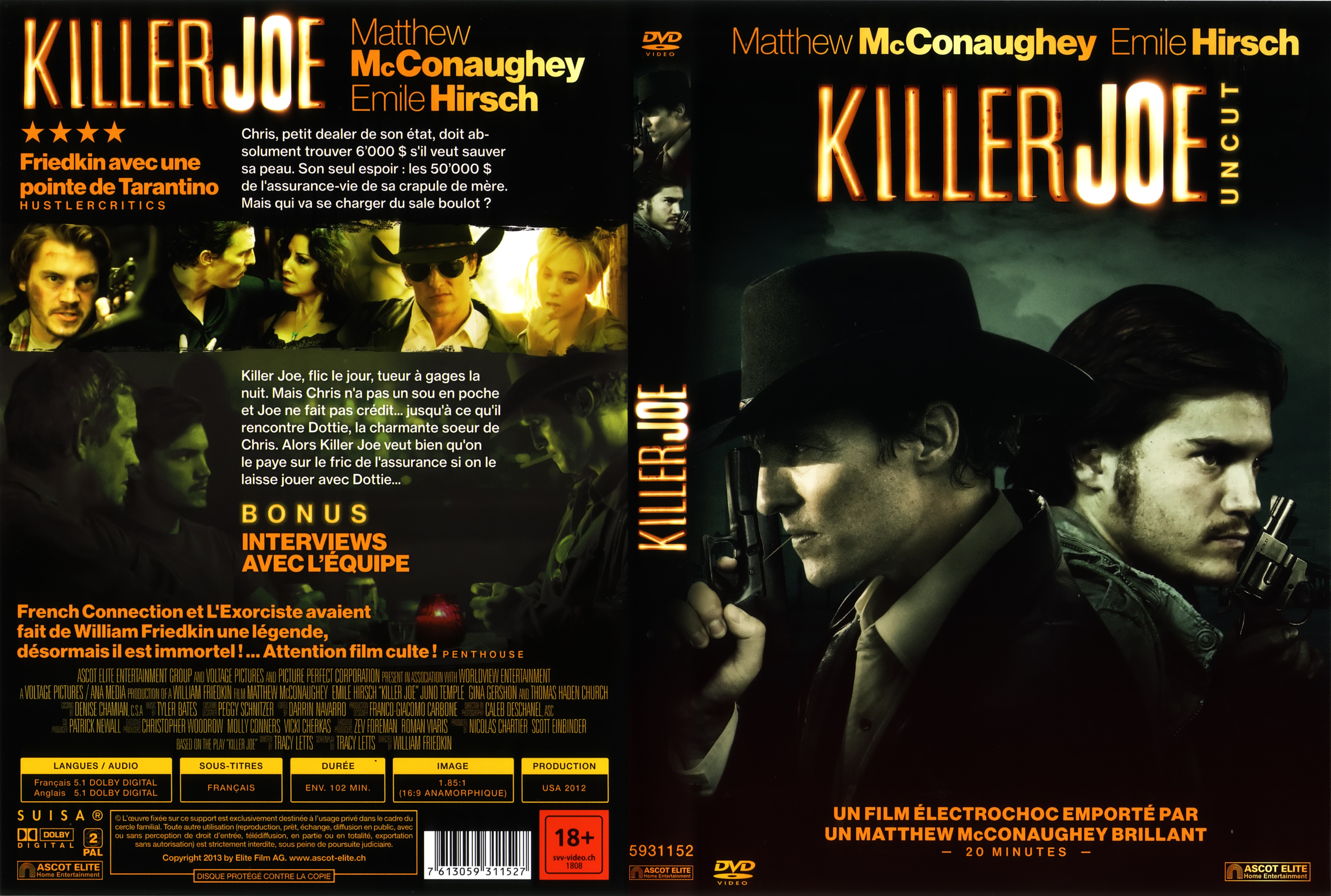 Jaquette DVD Killer Joe