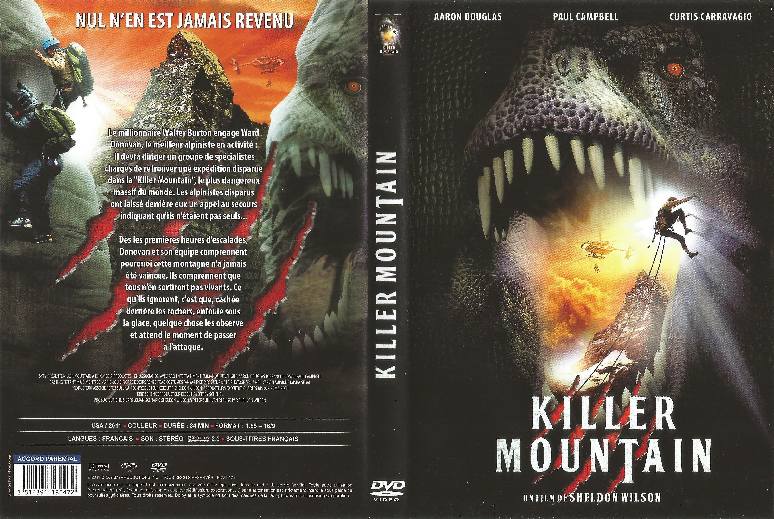 Jaquette DVD Killer Mountain
