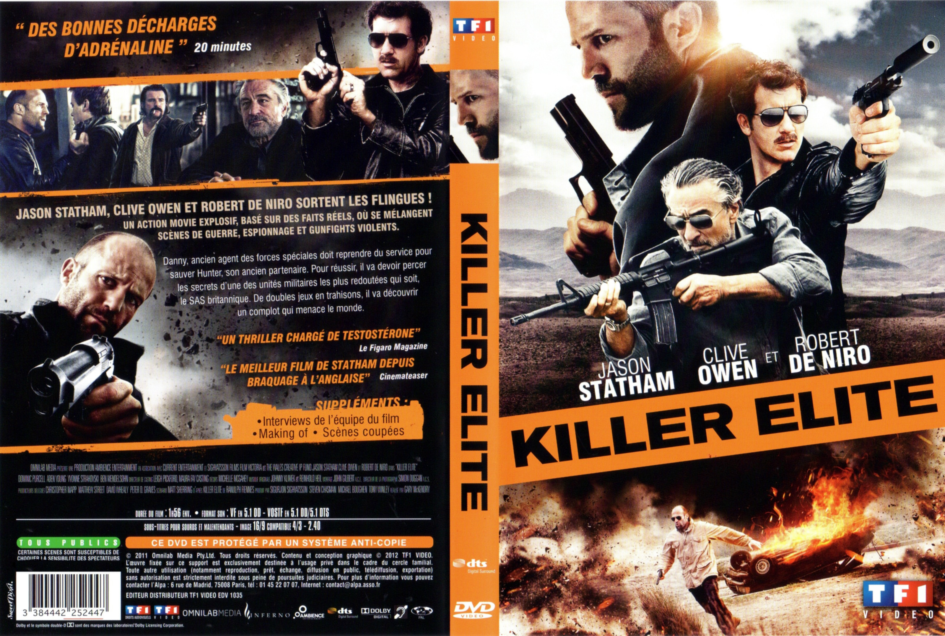 Jaquette DVD Killer elite
