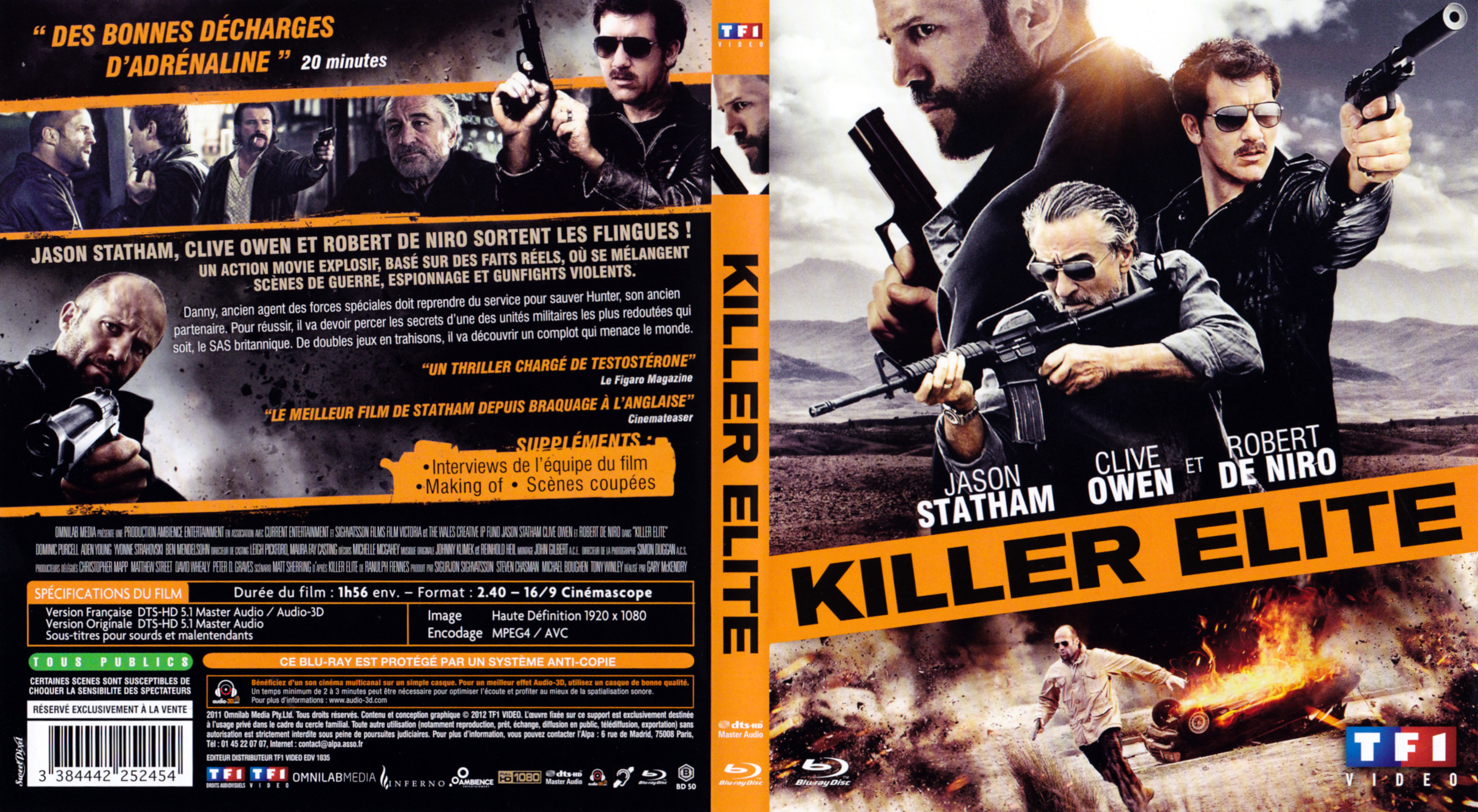 Jaquette DVD Killer elite (BLU-RAY)