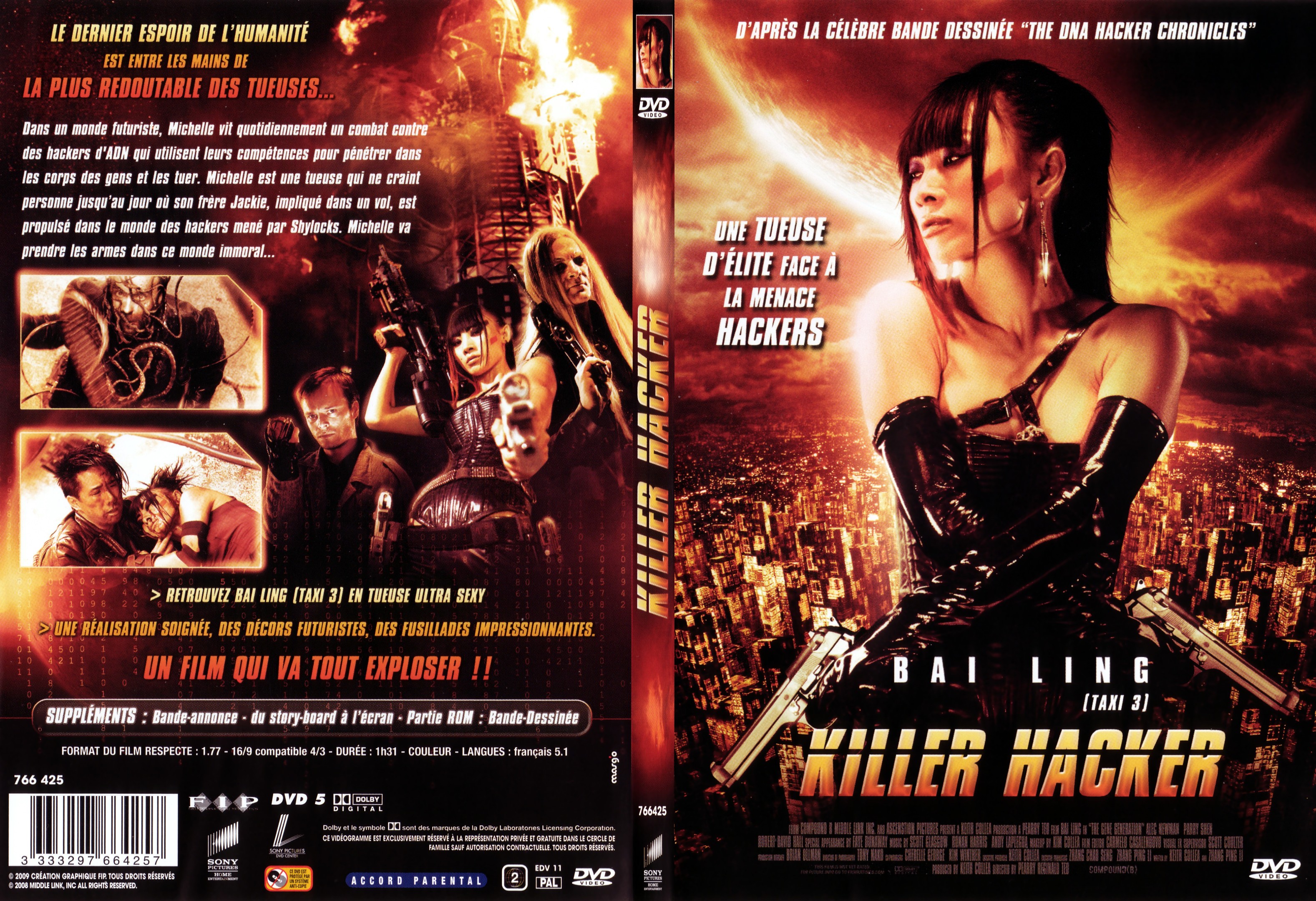 Jaquette DVD Killer hacker - SLIM