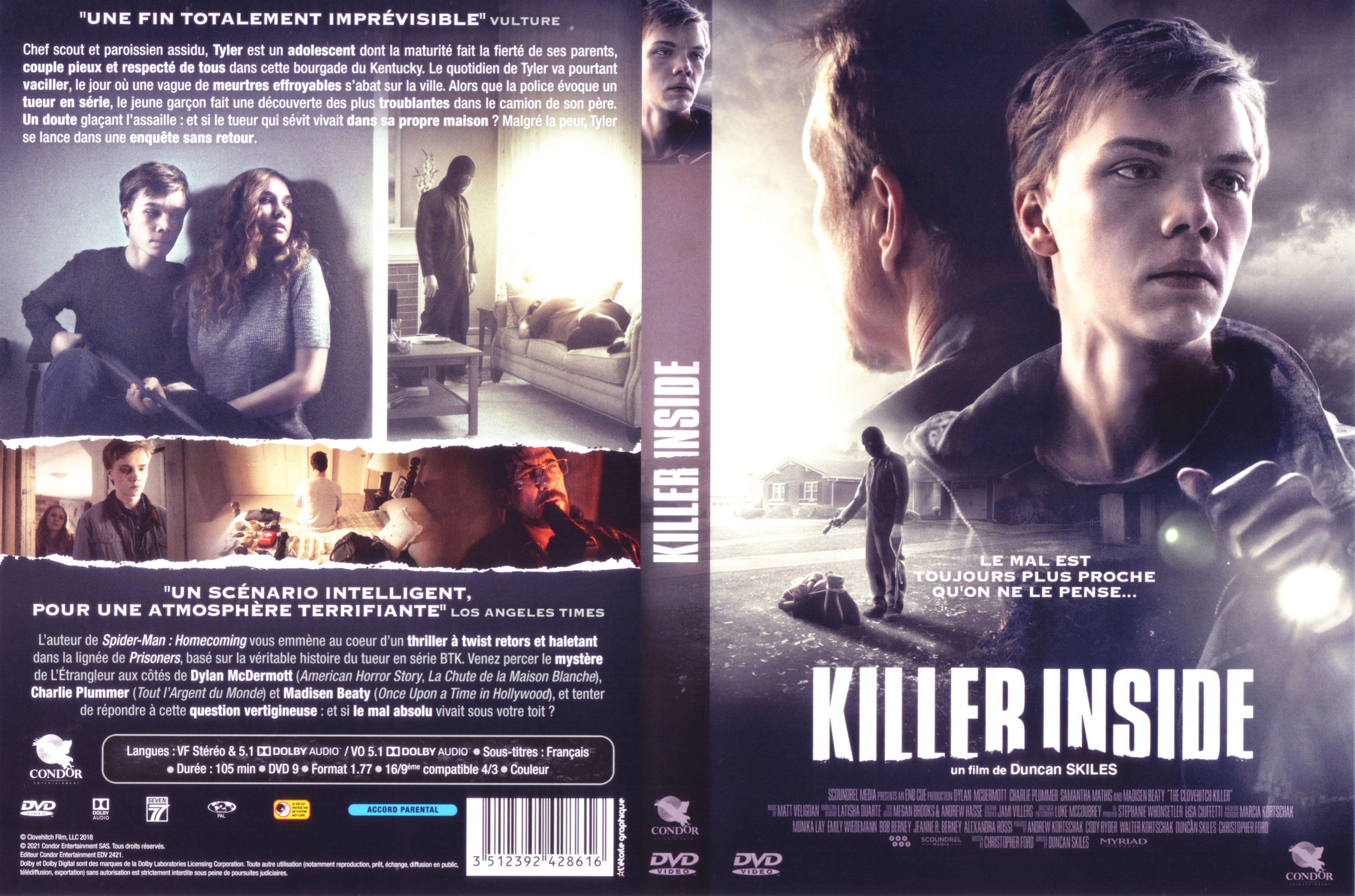 Jaquette DVD Killer inside