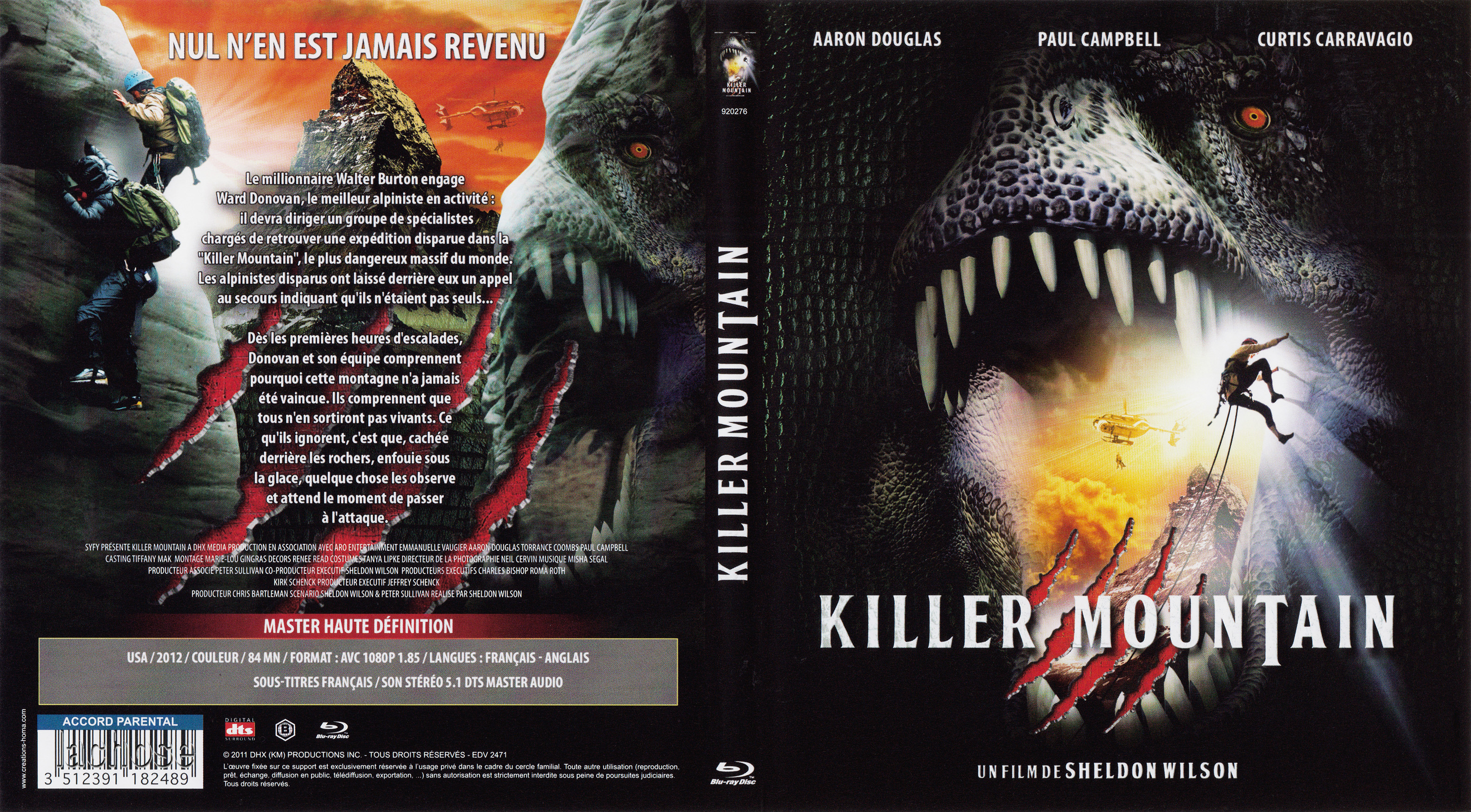 Jaquette DVD Killer mountain (BLU-RAY)
