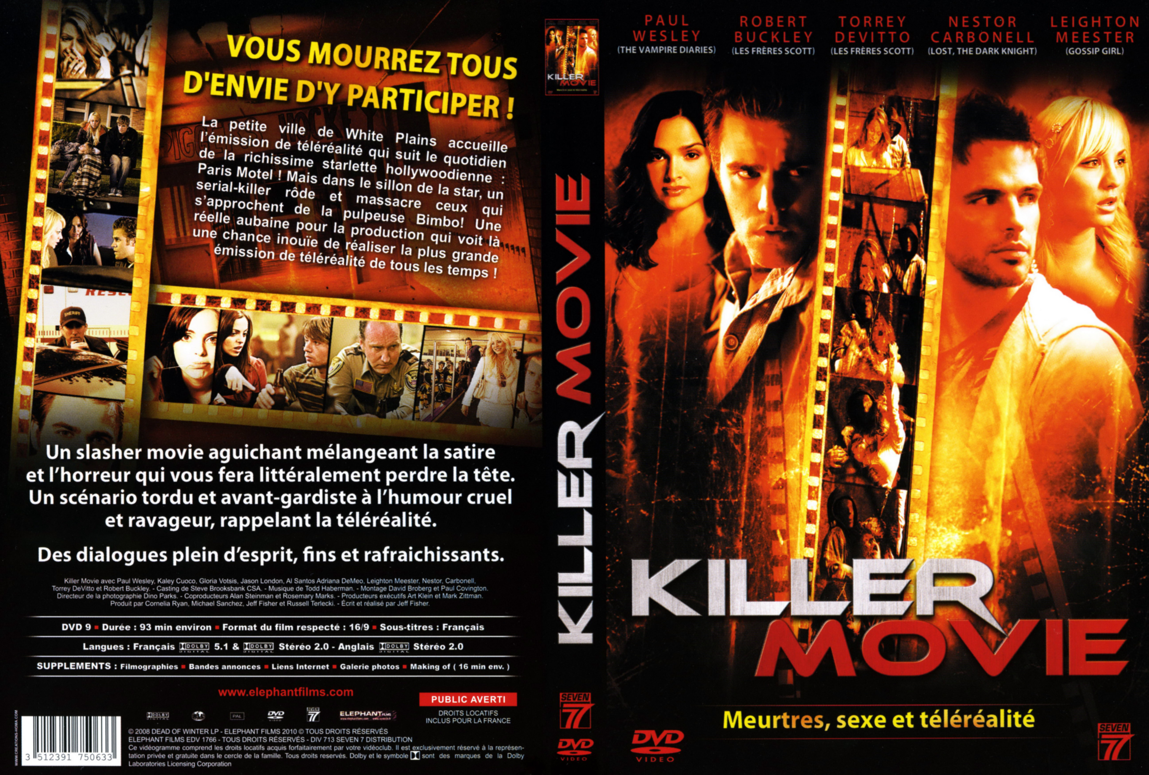 Jaquette DVD Killer movie