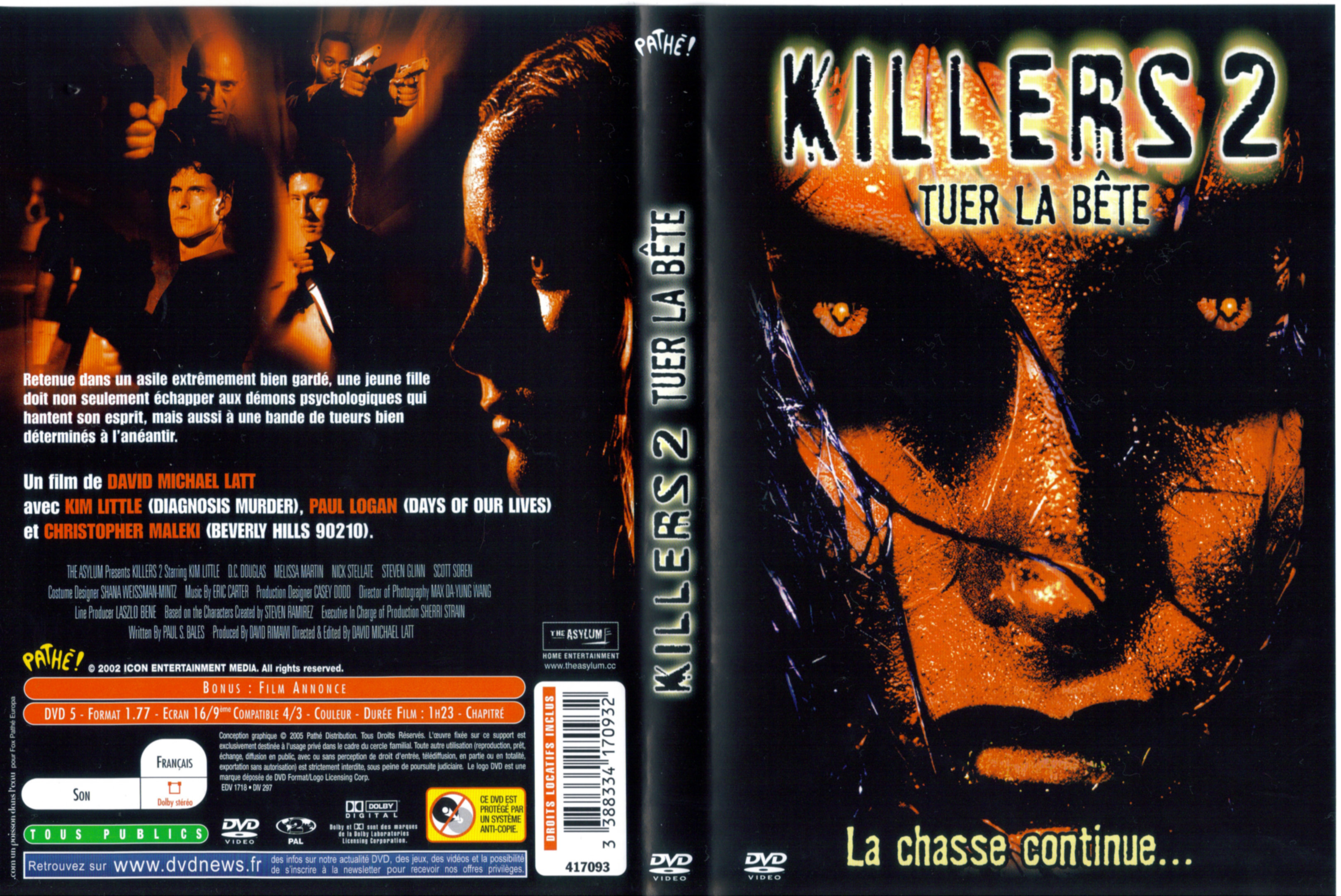 Jaquette DVD Killers 2