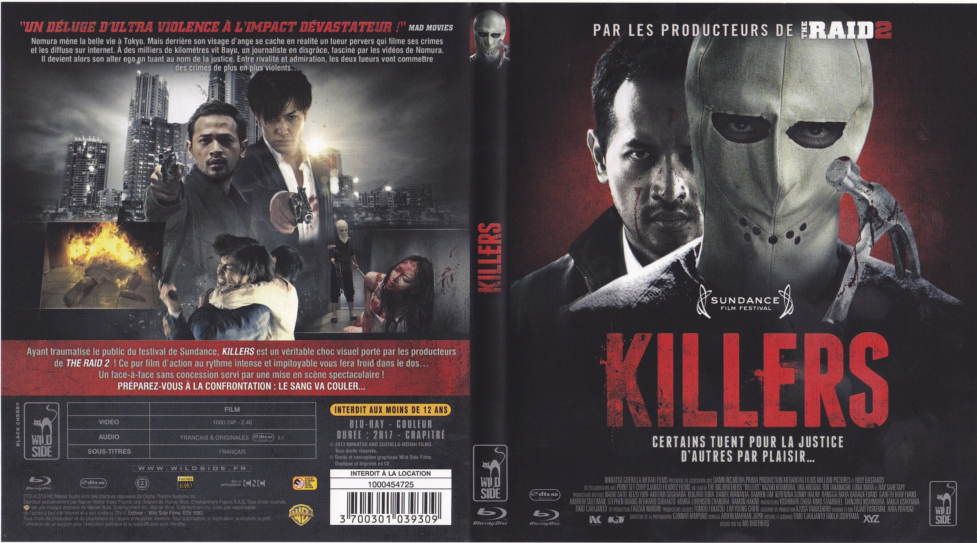 Jaquette DVD Killers (2013)