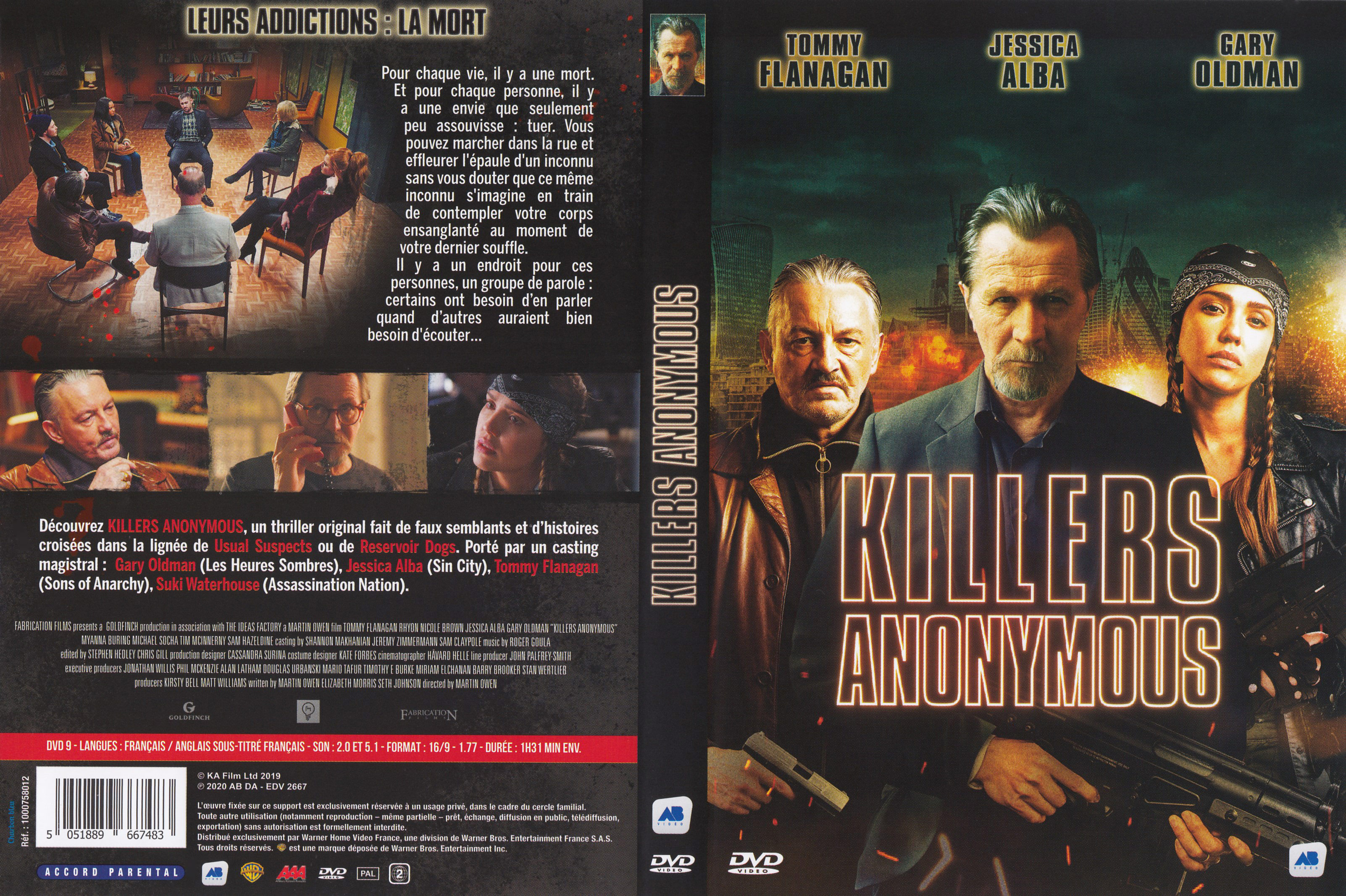Jaquette DVD Killers anonymous