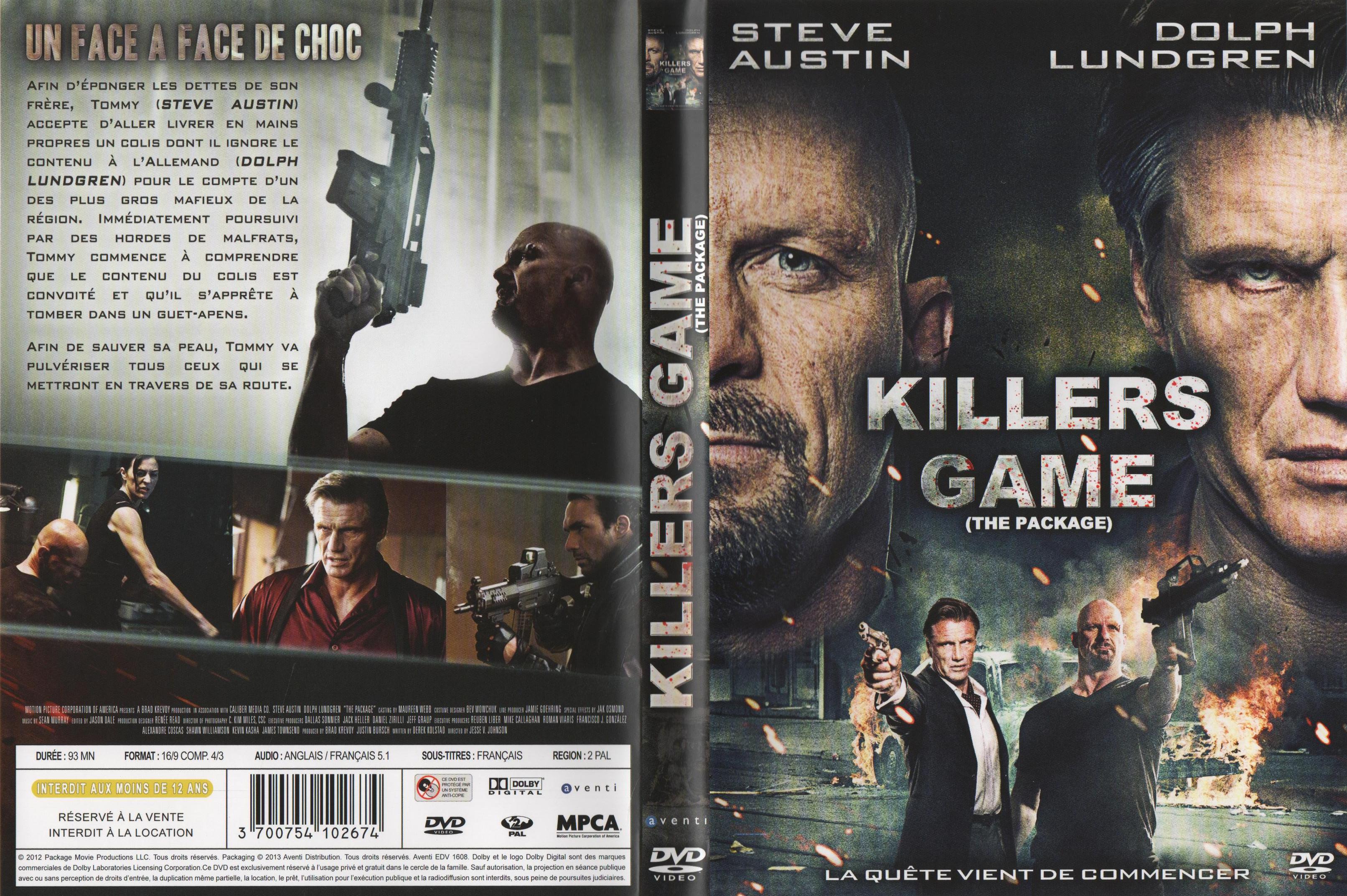 Jaquette DVD Killers game