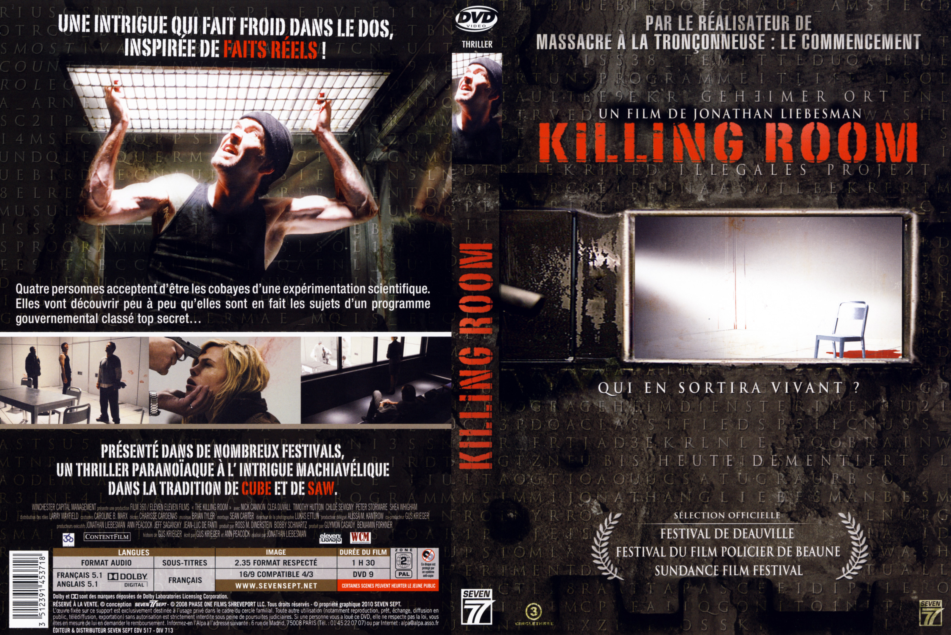 Jaquette DVD Killing room