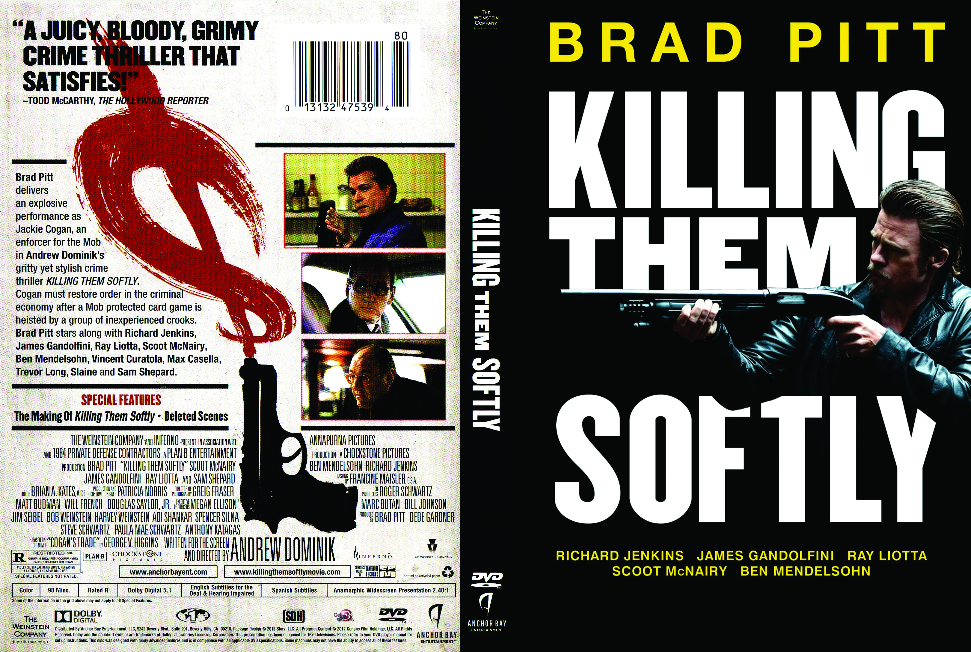 Jaquette DVD Killing them softly Zone 1