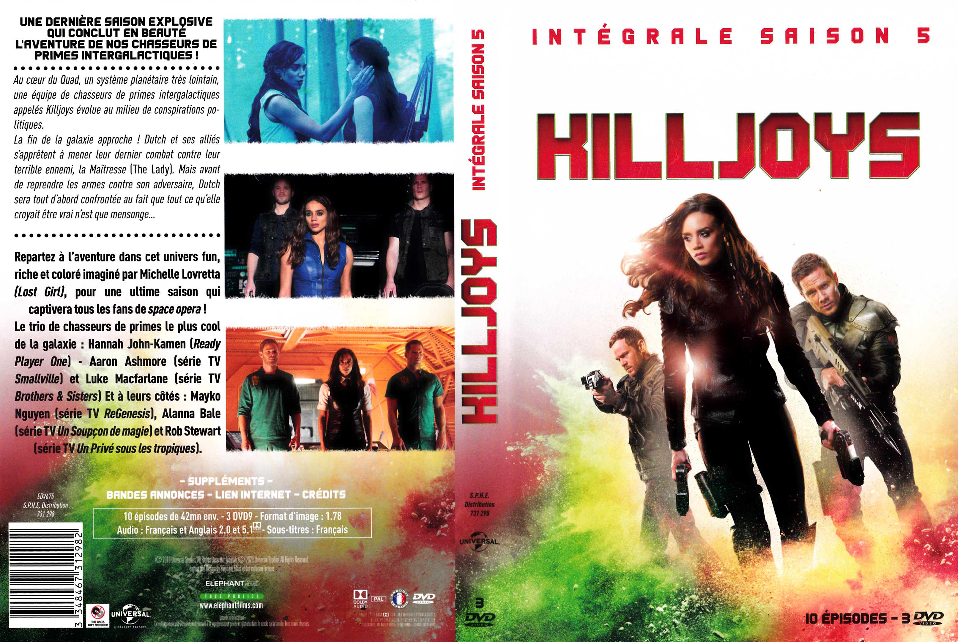 Jaquette DVD Killjoys saison 5